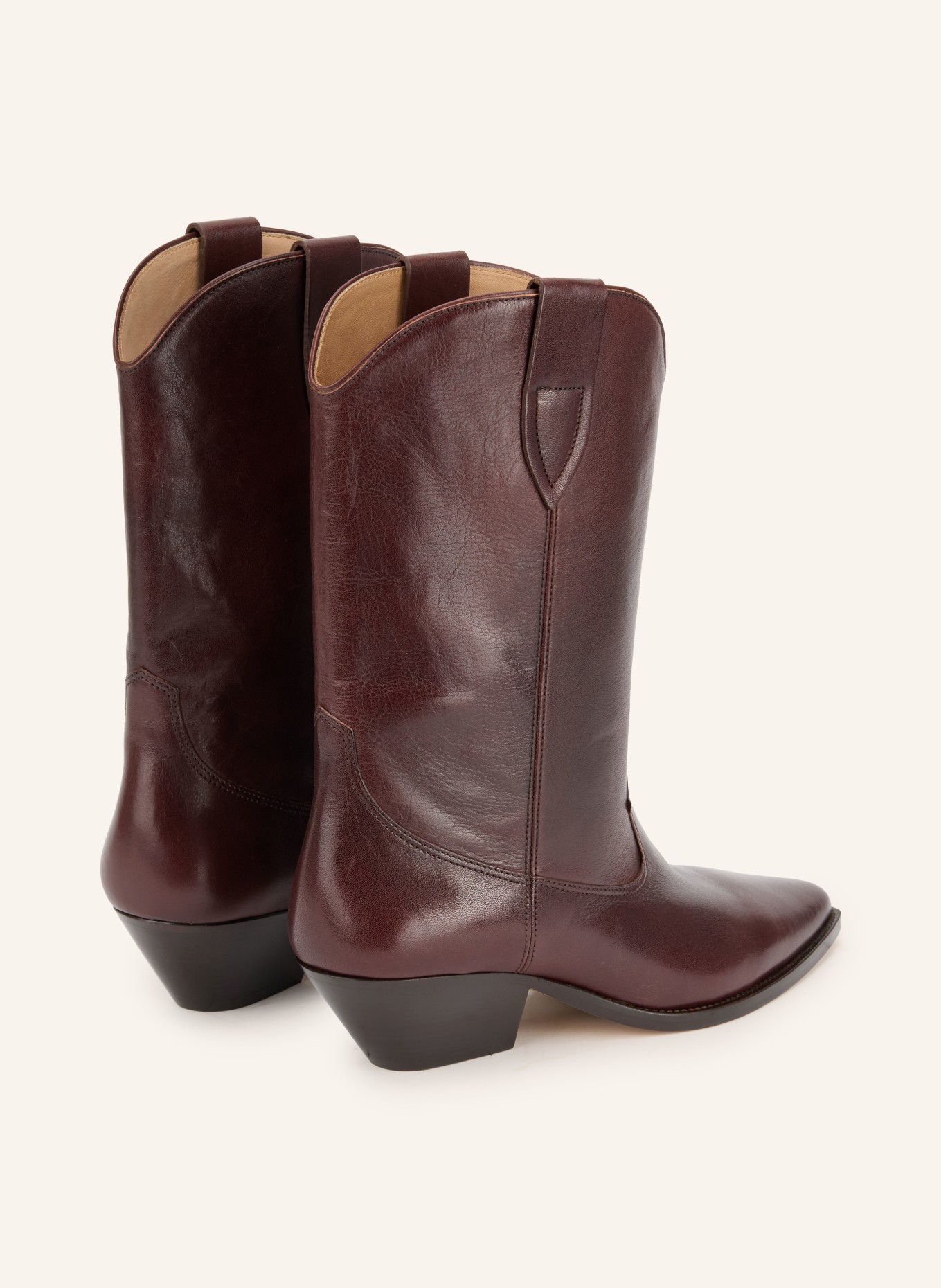 ISABEL MARANT Cowboy Boots DUERTO: DUNKELBRAUN