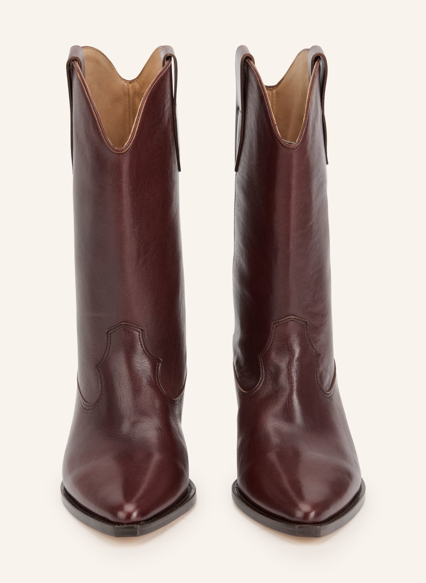 ISABEL MARANT Cowboy Boots DUERTO: DUNKELBRAUN