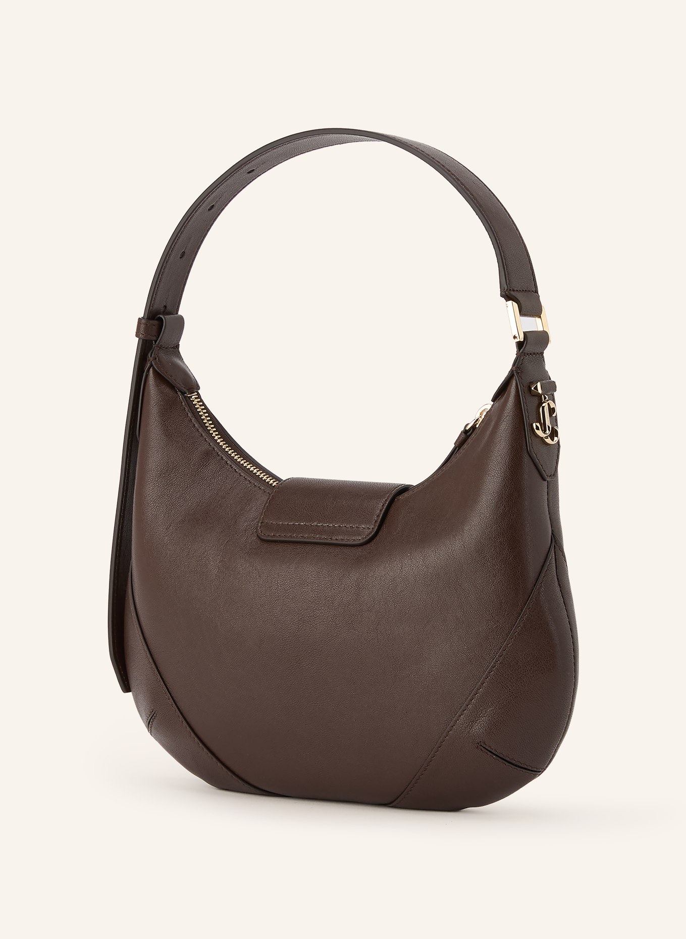 JIMMY CHOO BAR Handbag: DARK BROWN