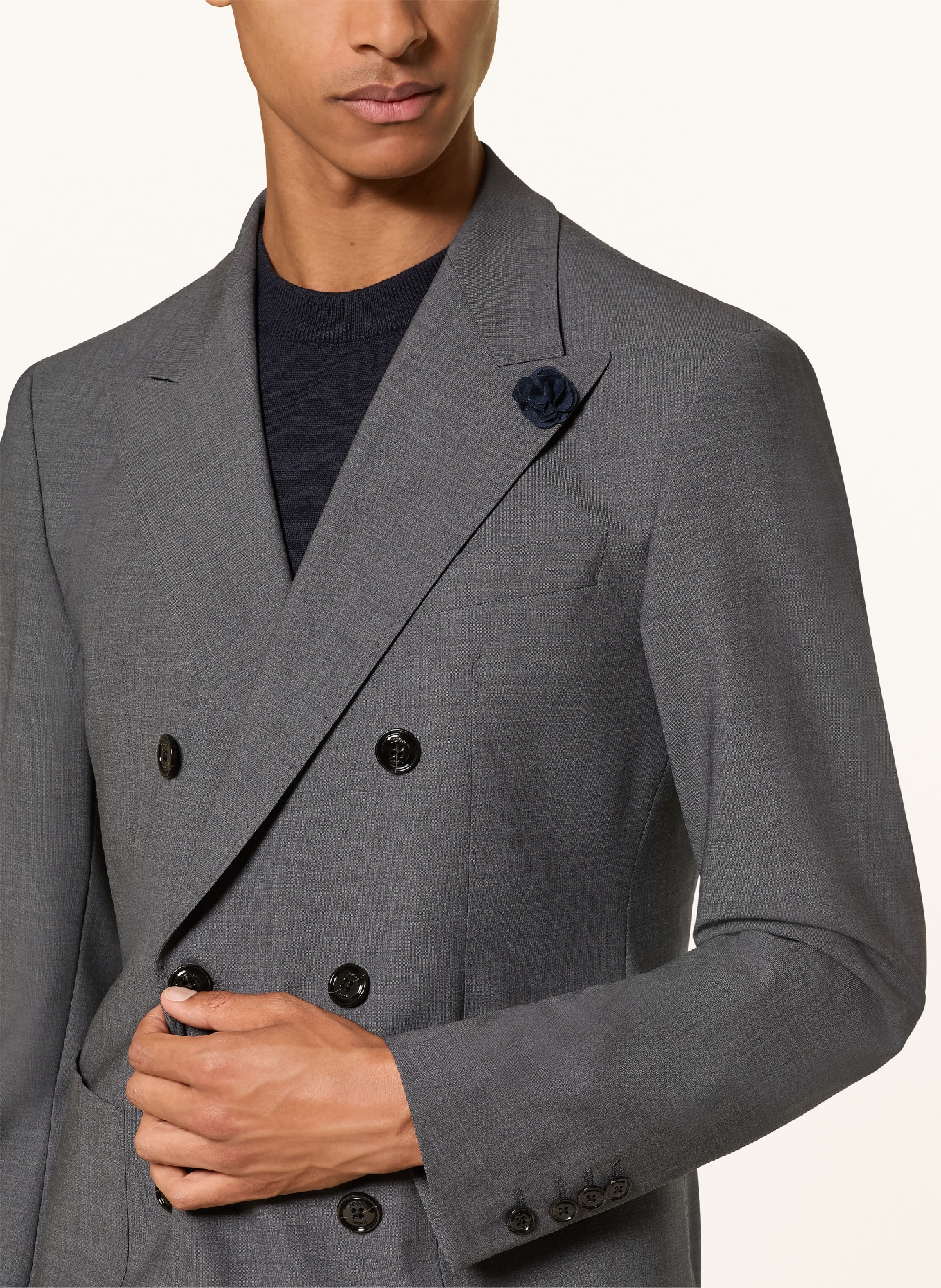 JOOP! Marynarka do garnituru HEAZY Slim Fit: 030 Medium Grey 030