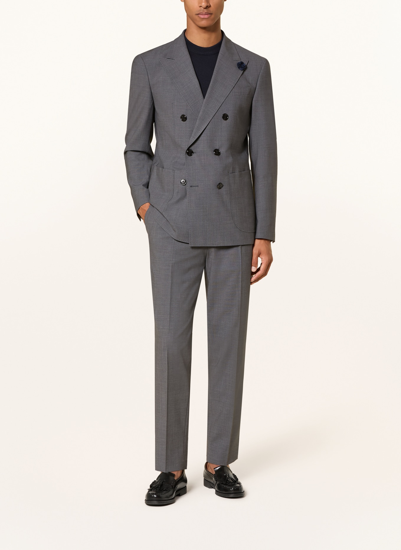 JOOP! Anzughose RENNET Regular Fit: 030 Medium Grey 030