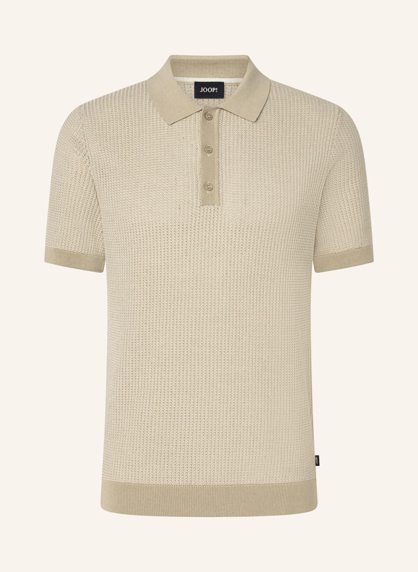 JOOP! Knit Polo Shirt BRIANORO: BEIGE