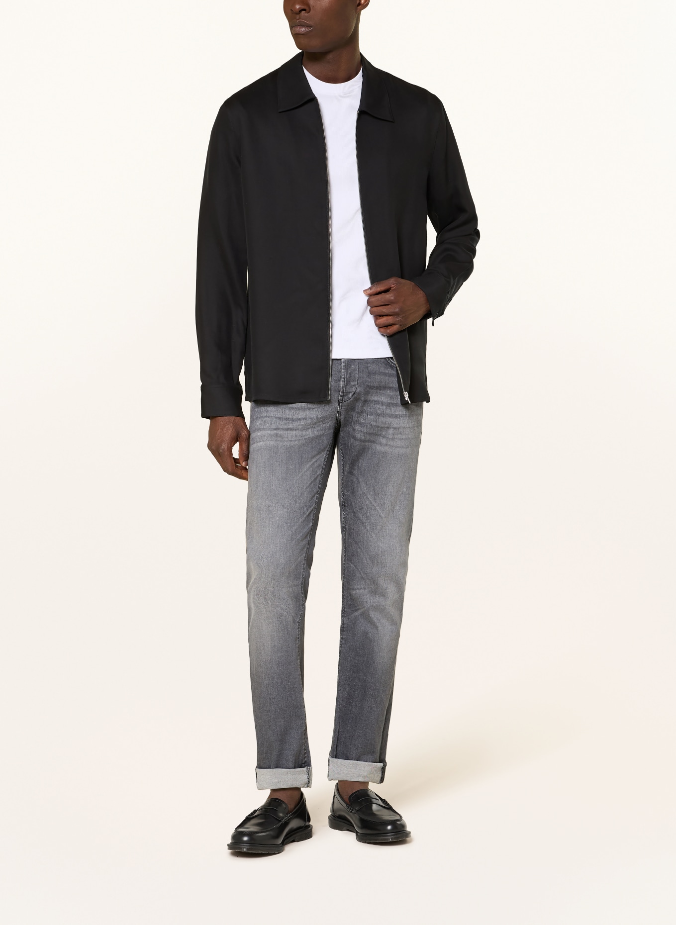 Dondup Jeans GEORGE Skinny Fit: 900 MOUSE GREY