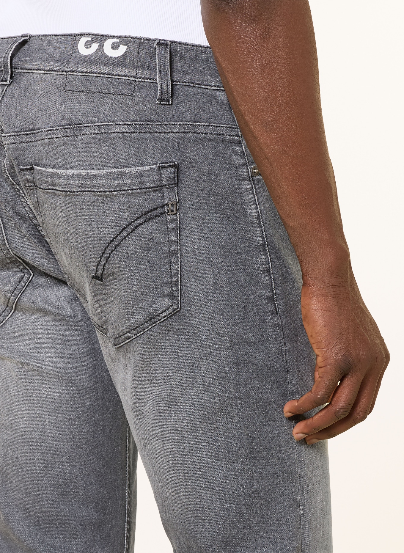 Dondup Jeans GEORGE Skinny Fit: 900 MOUSE GREY