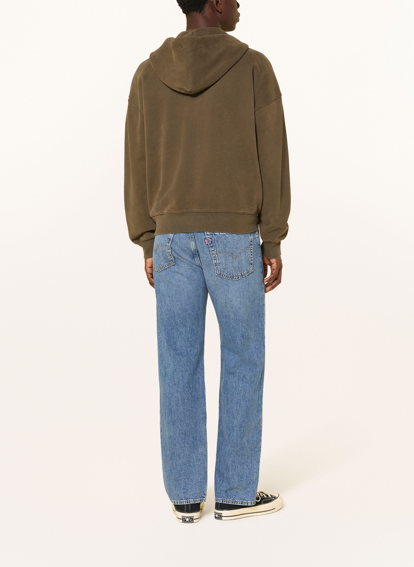 Levi's® Džíny 555™ Relaxed Straight Fit: 53 Med Indigo - Worn In