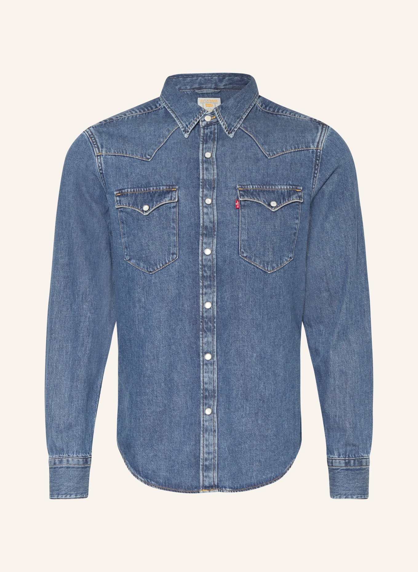 Levi's® Jeanshemd BARSTOW WESTERN Standard Fit: BLAU