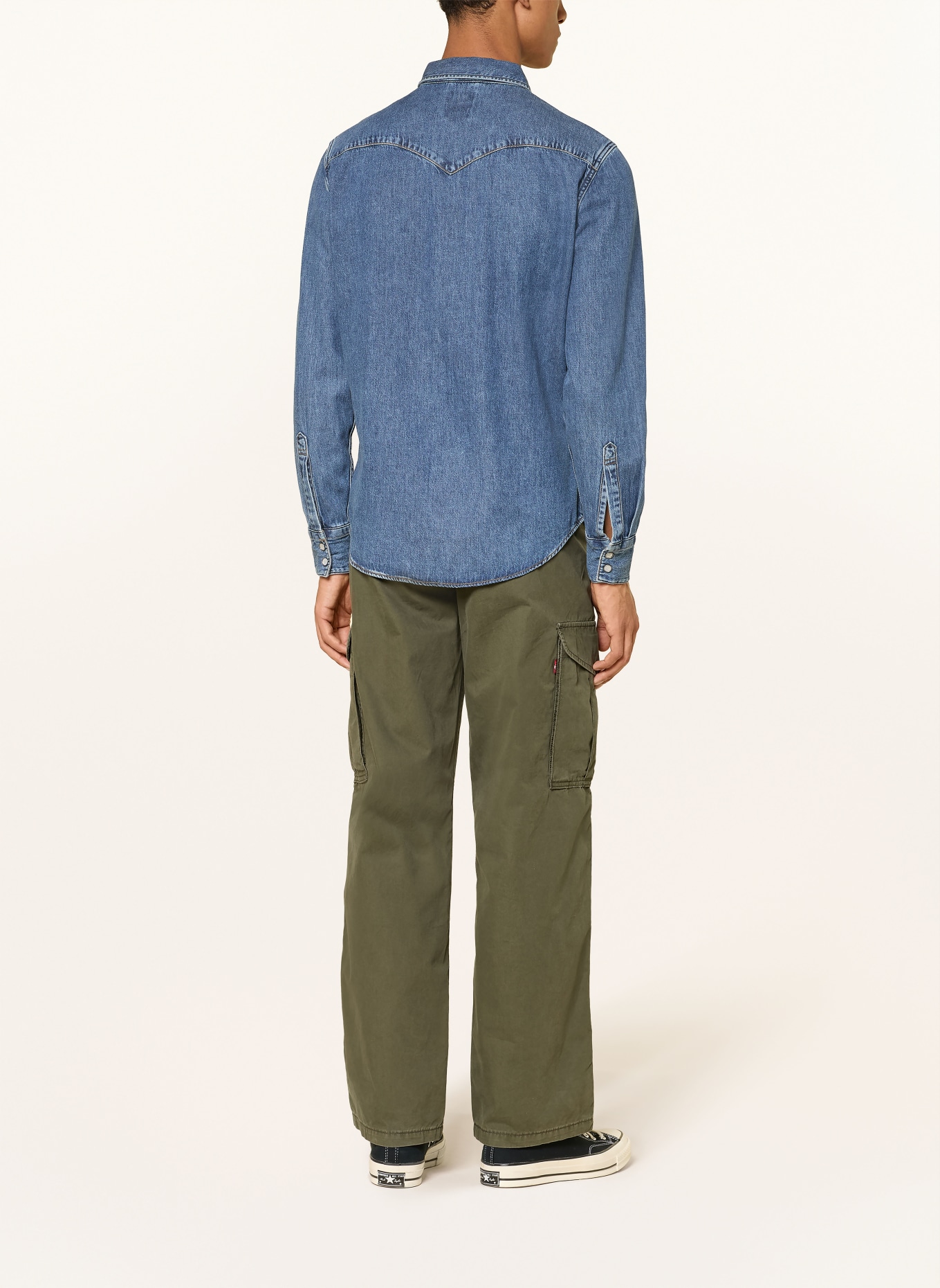 Levi's® Jeanshemd BARSTOW WESTERN Standard Fit: BLAU
