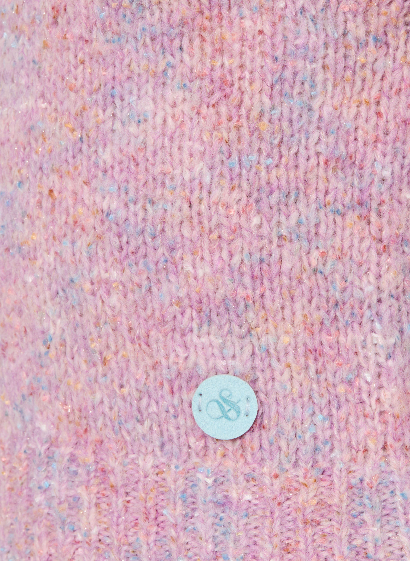 SCOTCH & SODA Pull en fil pailleté: LILAS CLAIR / VIEUX ROSE / BLEU CLAIR
