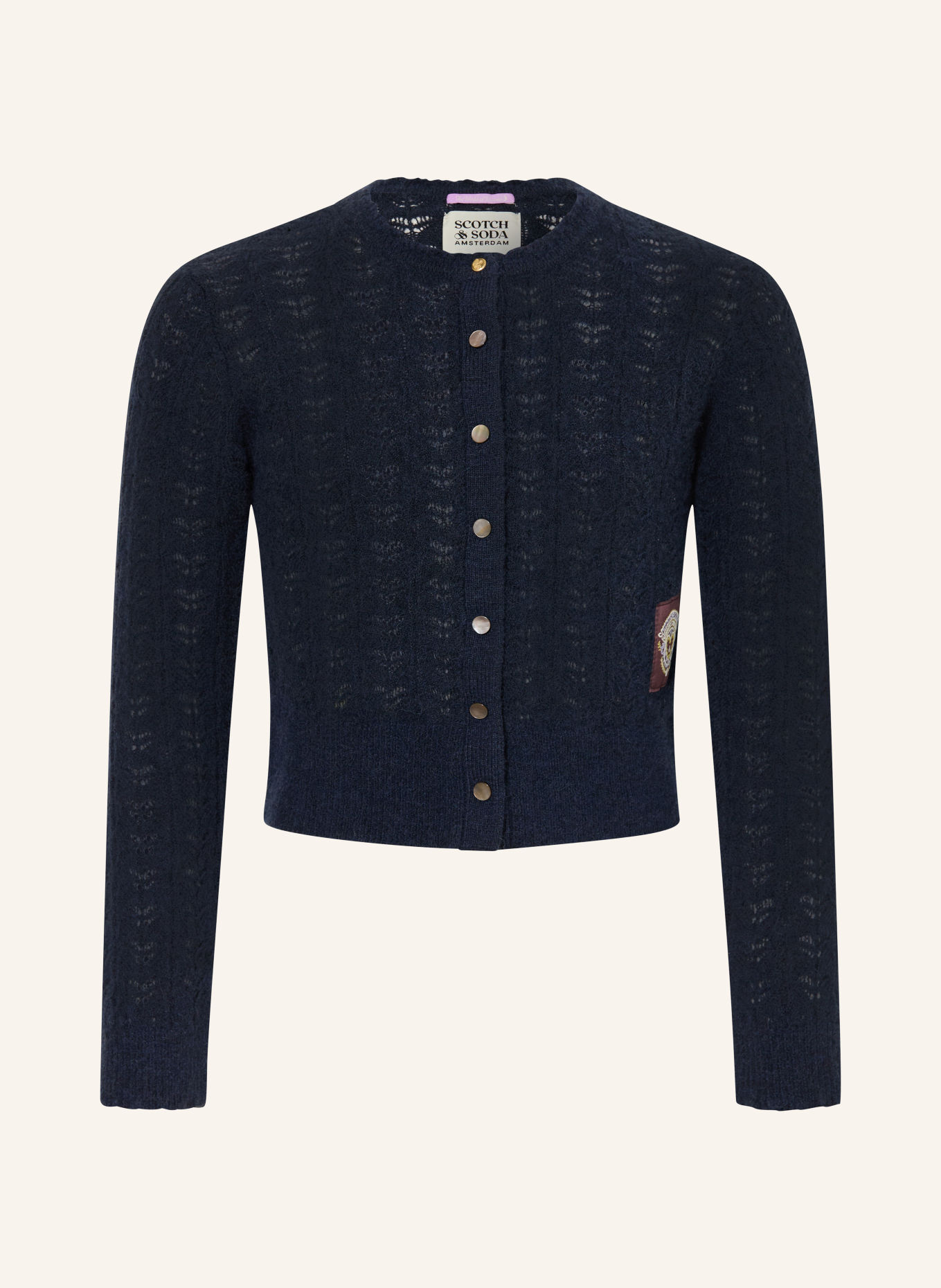 SCOTCH & SODA Strickjacke: DUNKELBLAU
