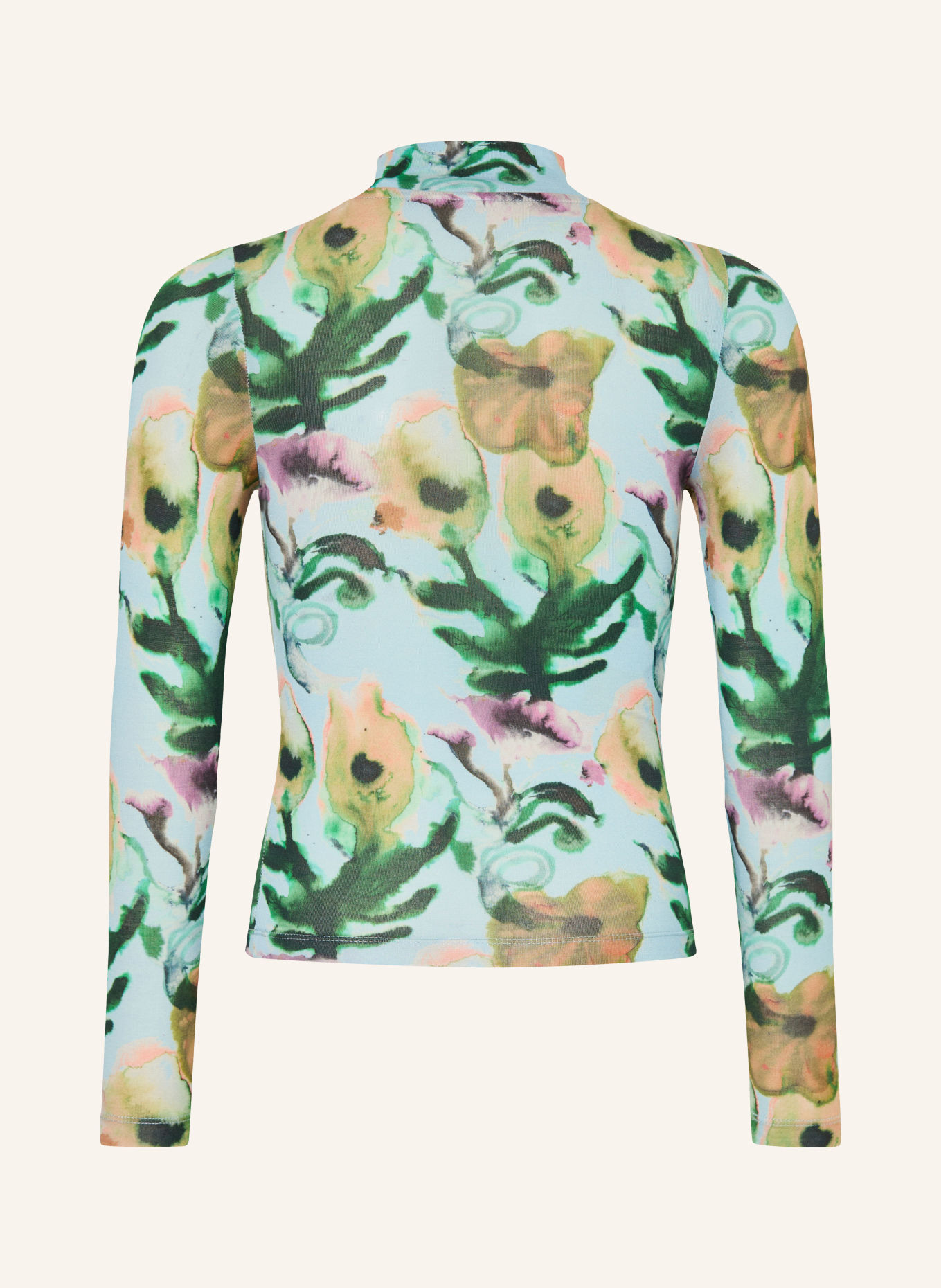 SCOTCH & SODA T-shirt à manches longues: BLEU CLAIR / SAUMON / VERT