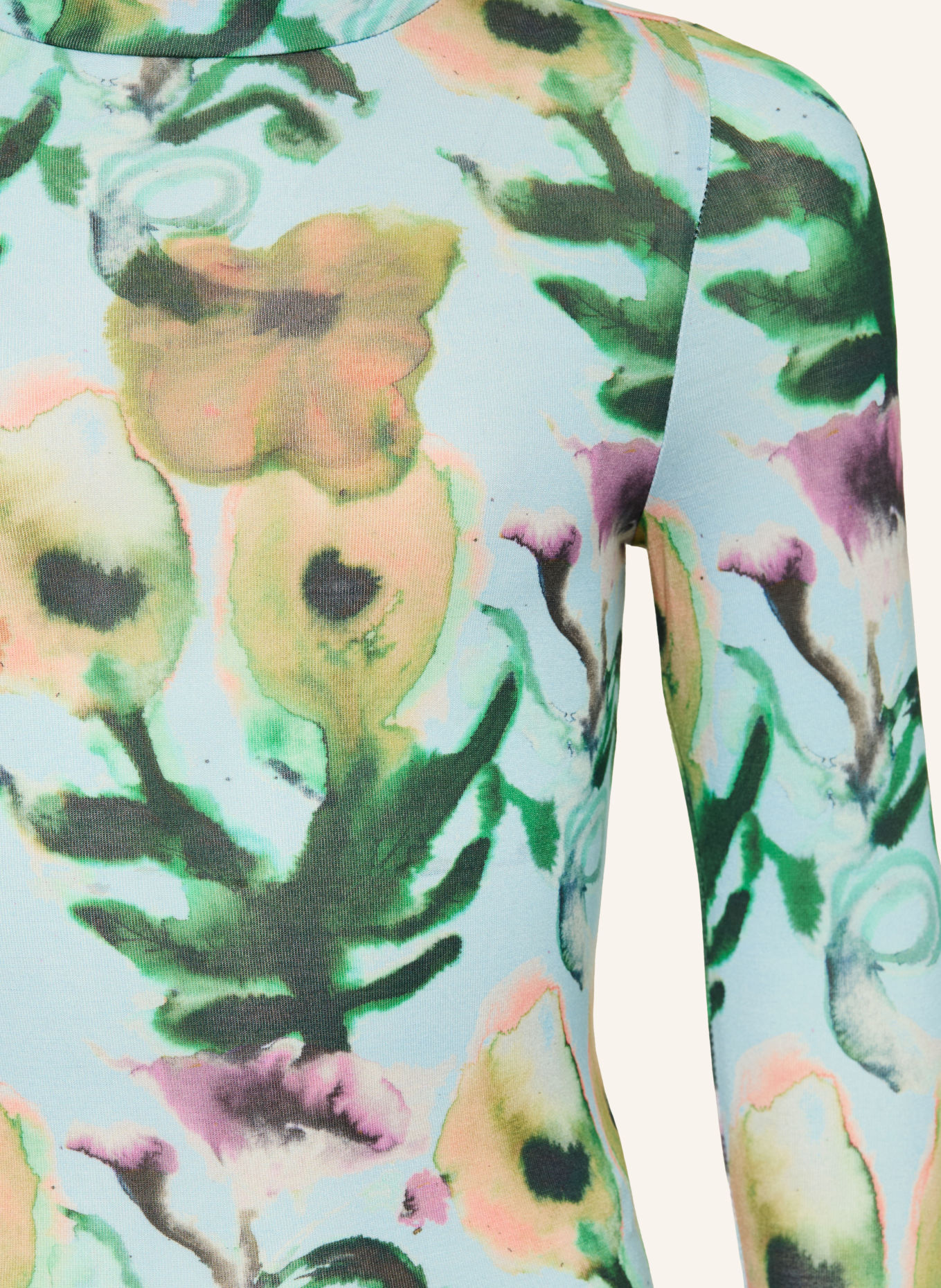 SCOTCH & SODA T-shirt à manches longues: BLEU CLAIR / SAUMON / VERT