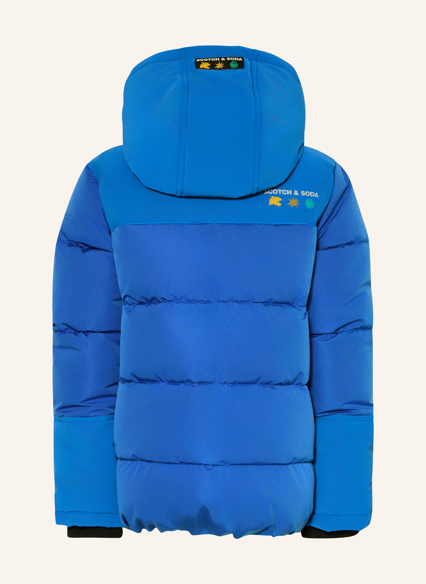 SCOTCH & SODA Veste matelassée: BLEU / NOIR