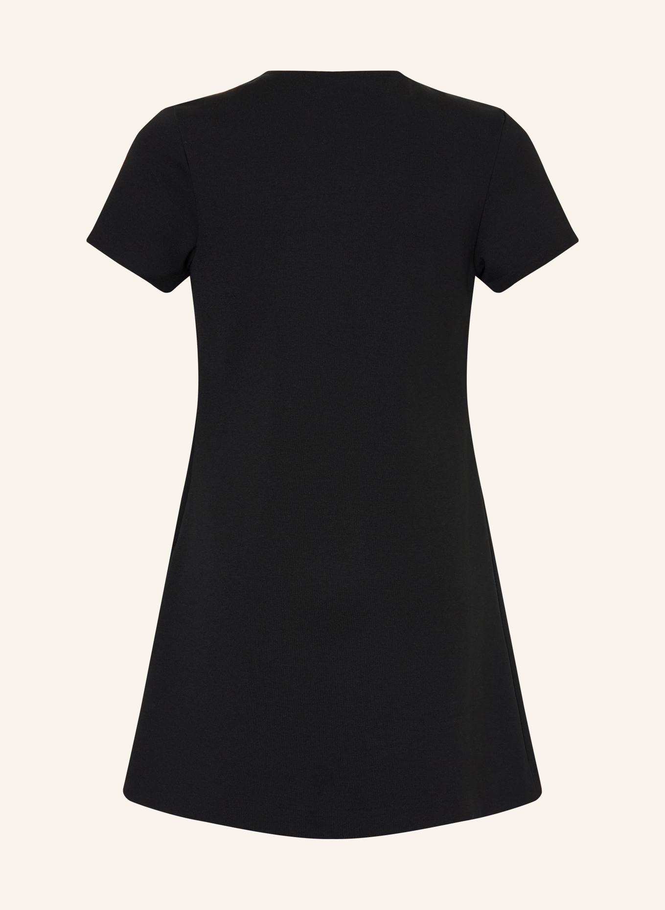 VERSACE Jersey dress: BLACK