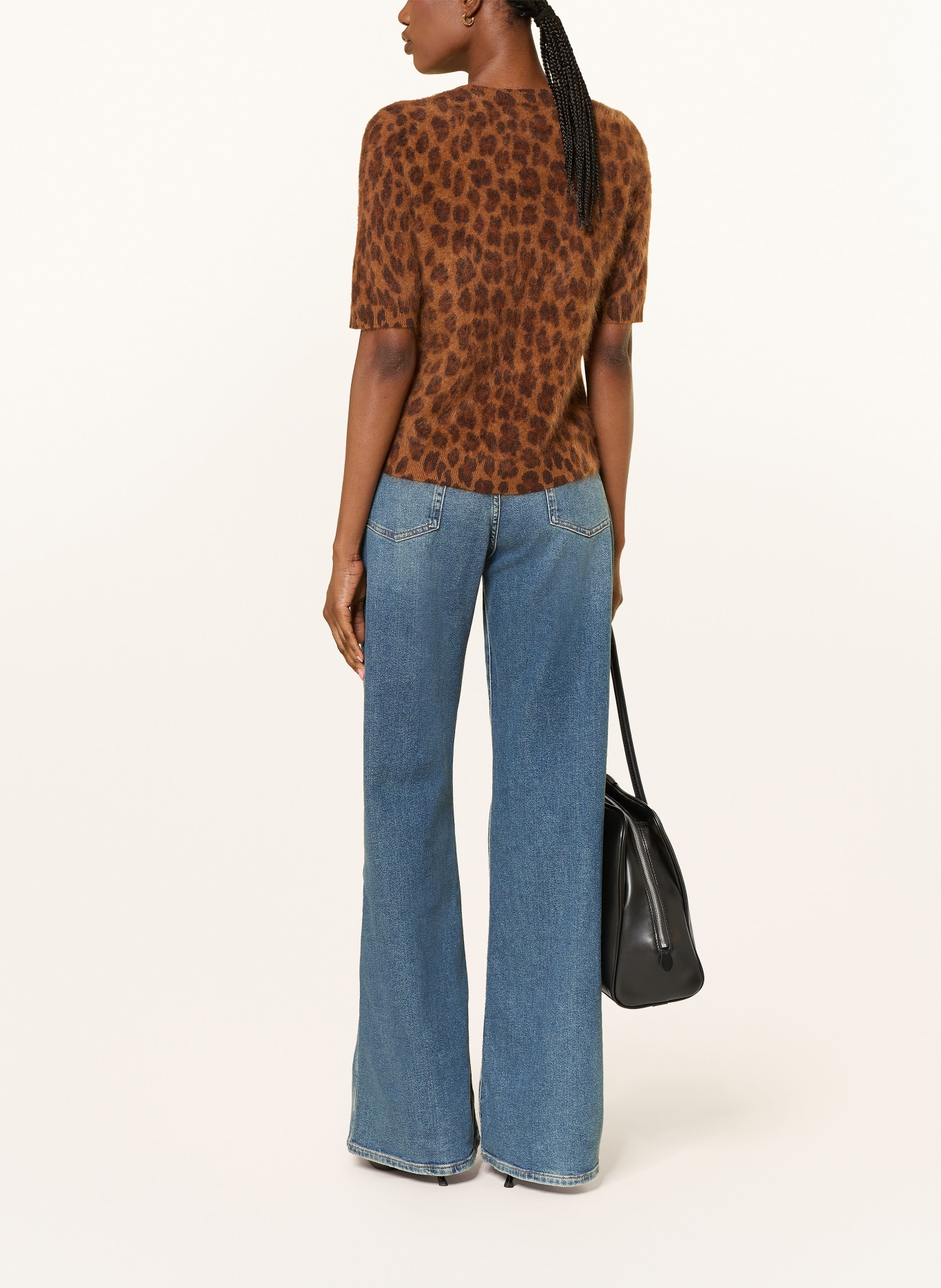 lilienfels Pull en cachemire: MARRON / MARRON FONCÉ