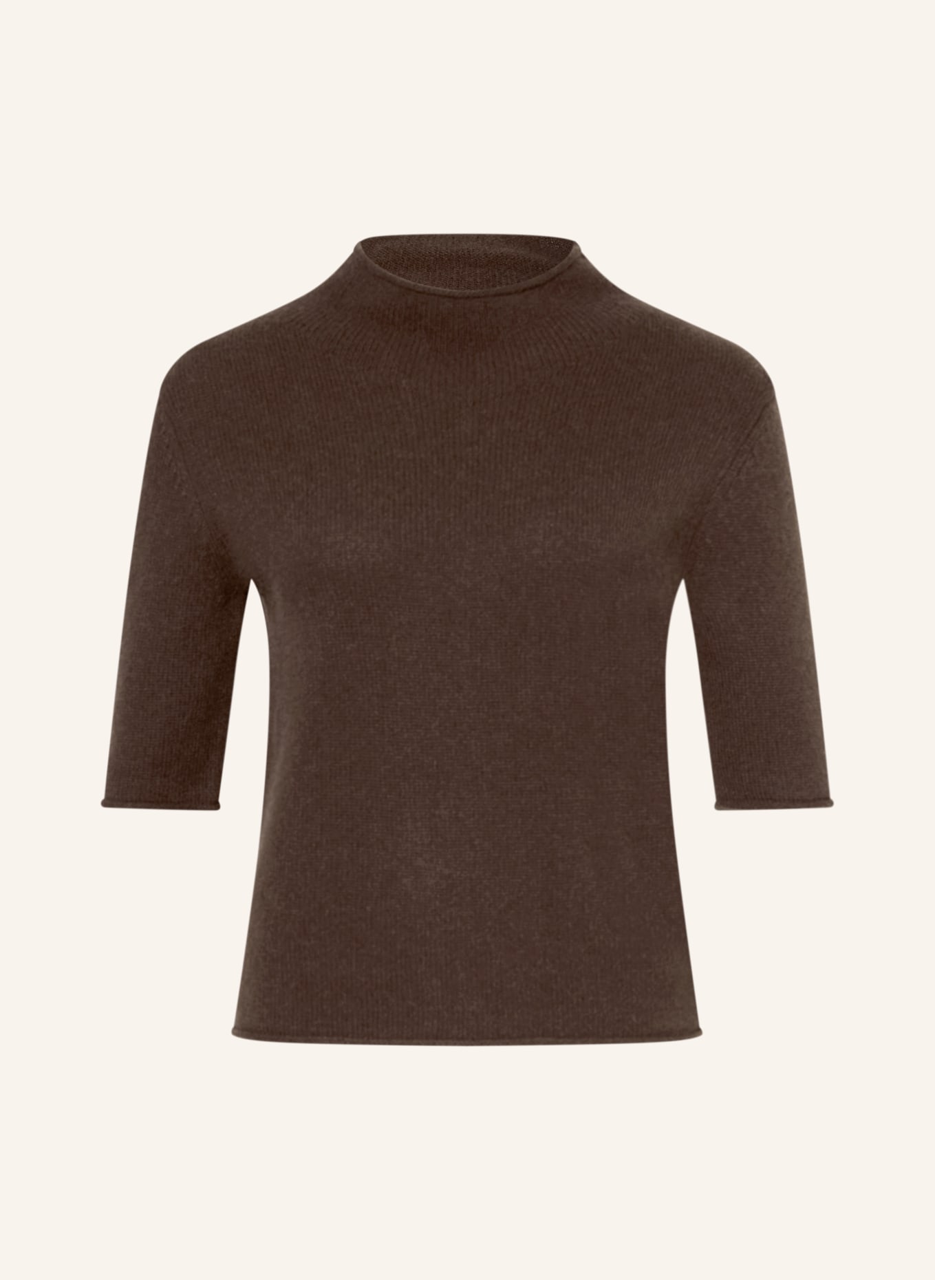 lilienfels Strickshirt aus Cashmere: DUNKELBRAUN