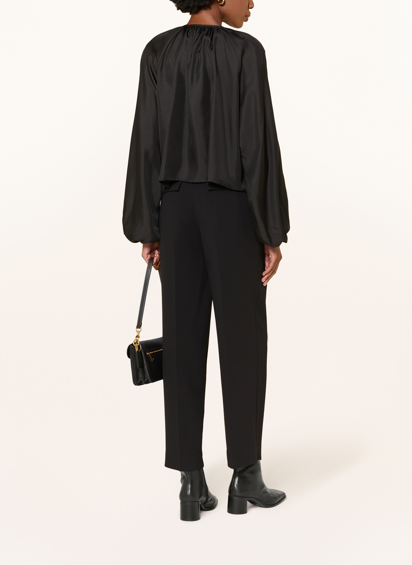 lilienfels Strickshirt aus Cashmere: SCHWARZ