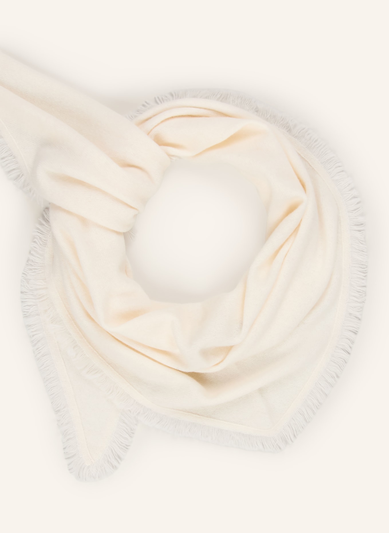 lilienfels Cashmere scarf: CREAM