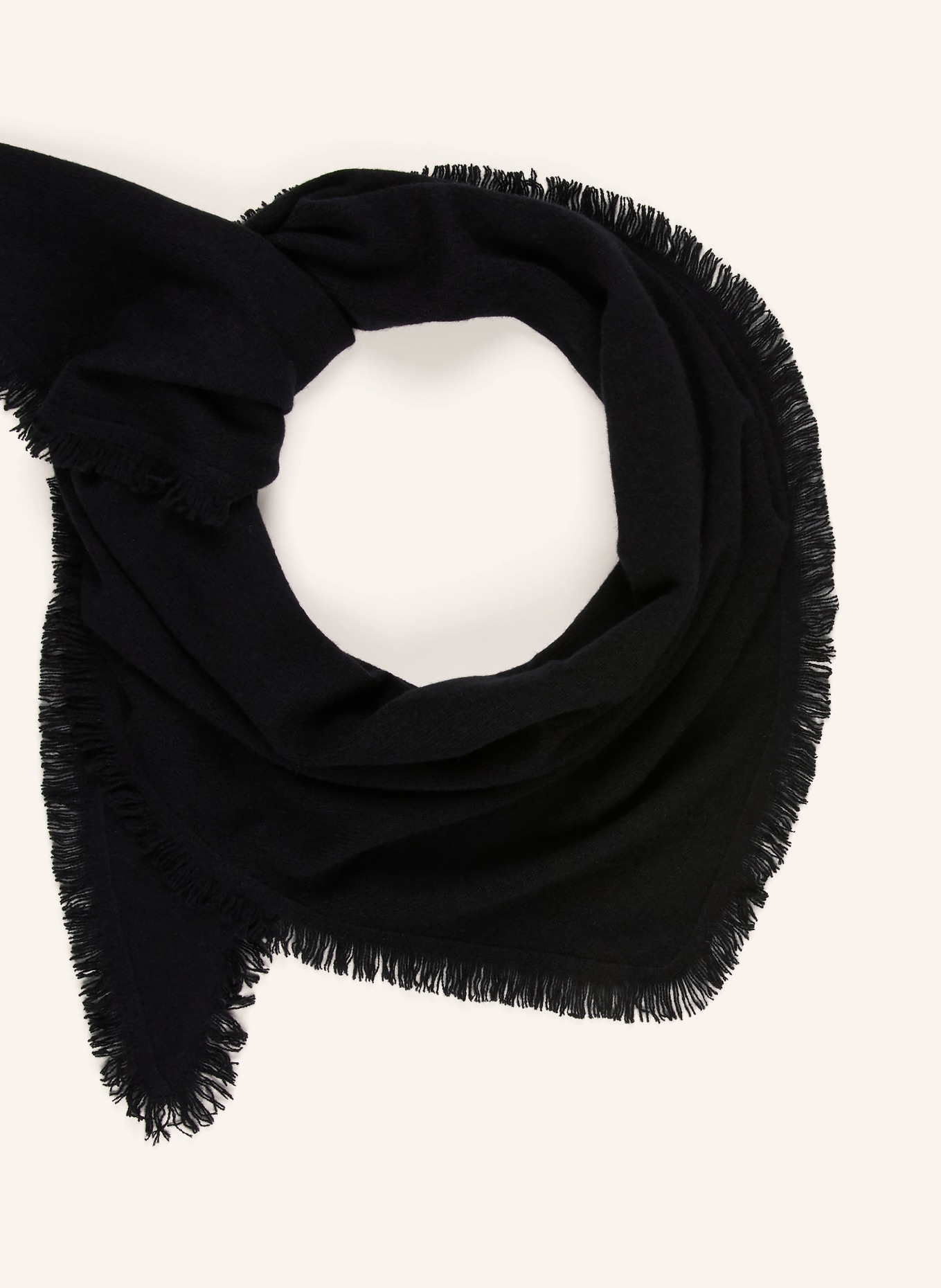 lilienfels Cashmere scarf: BLACK