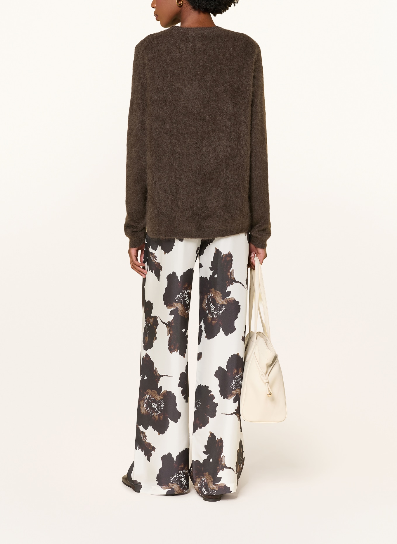 lilienfels Pull en cachemire: MARRON FONCÉ