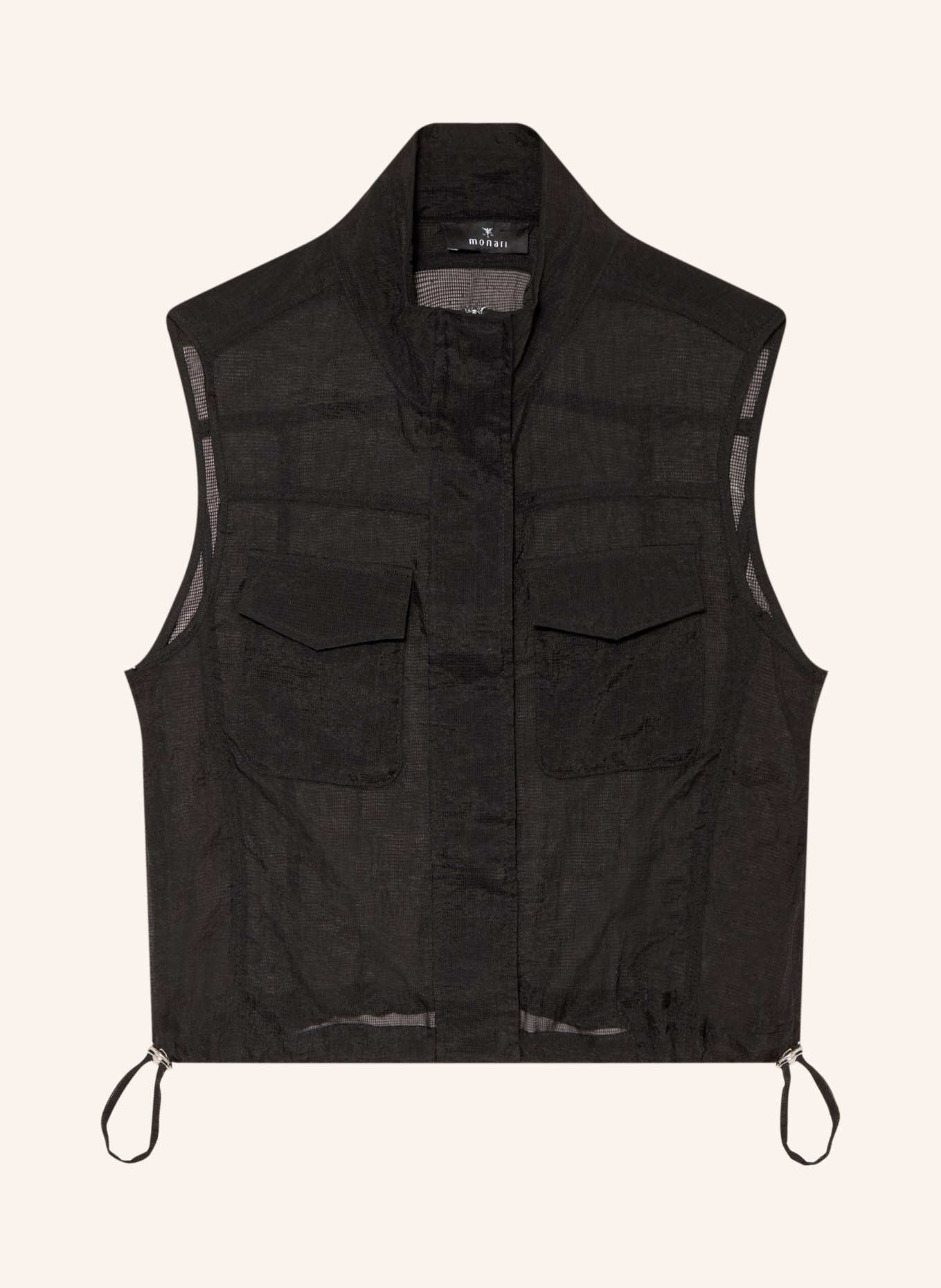 monari Mesh-Weste: SCHWARZ