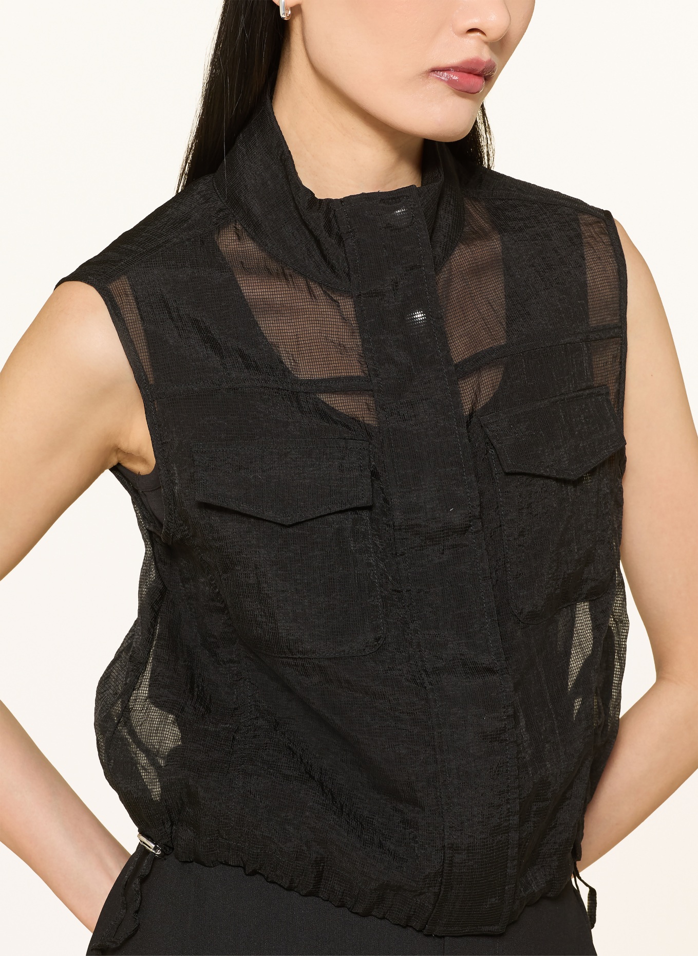 monari Mesh-Weste: SCHWARZ