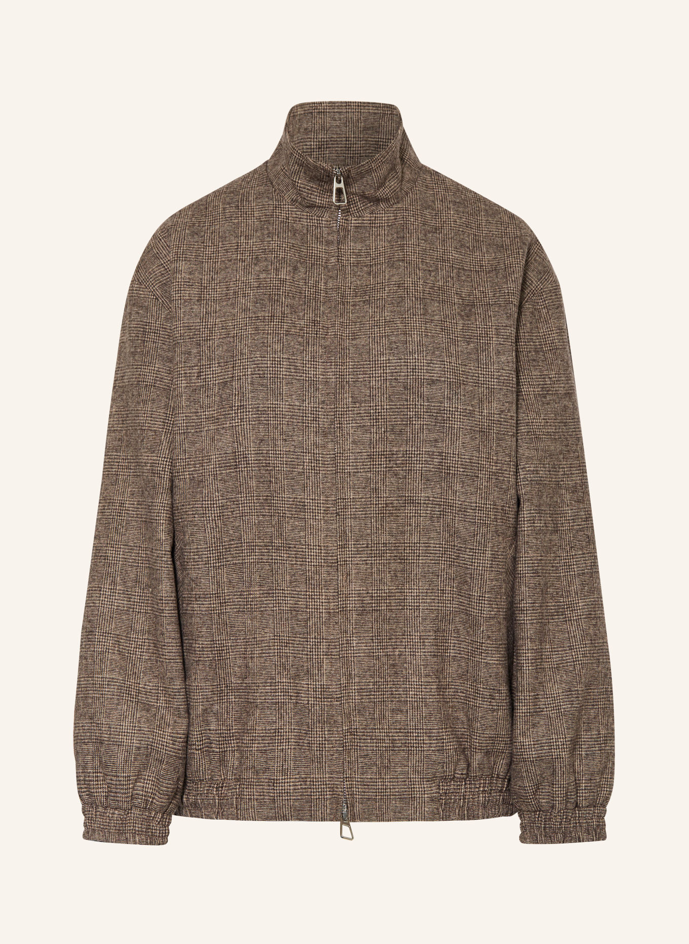 MRS & HUGS Bomb jacket: DARK BROWN / BEIGE
