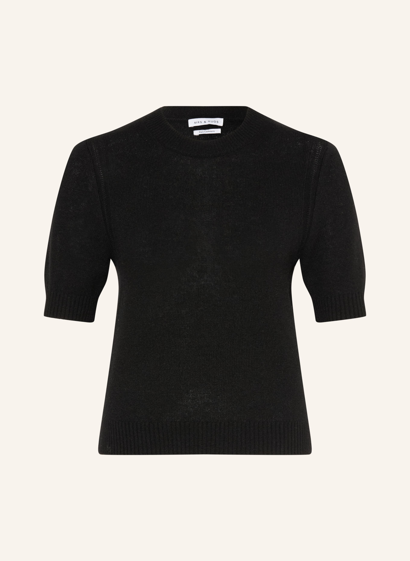 MRS & HUGS Pull en cachemire: NOIR