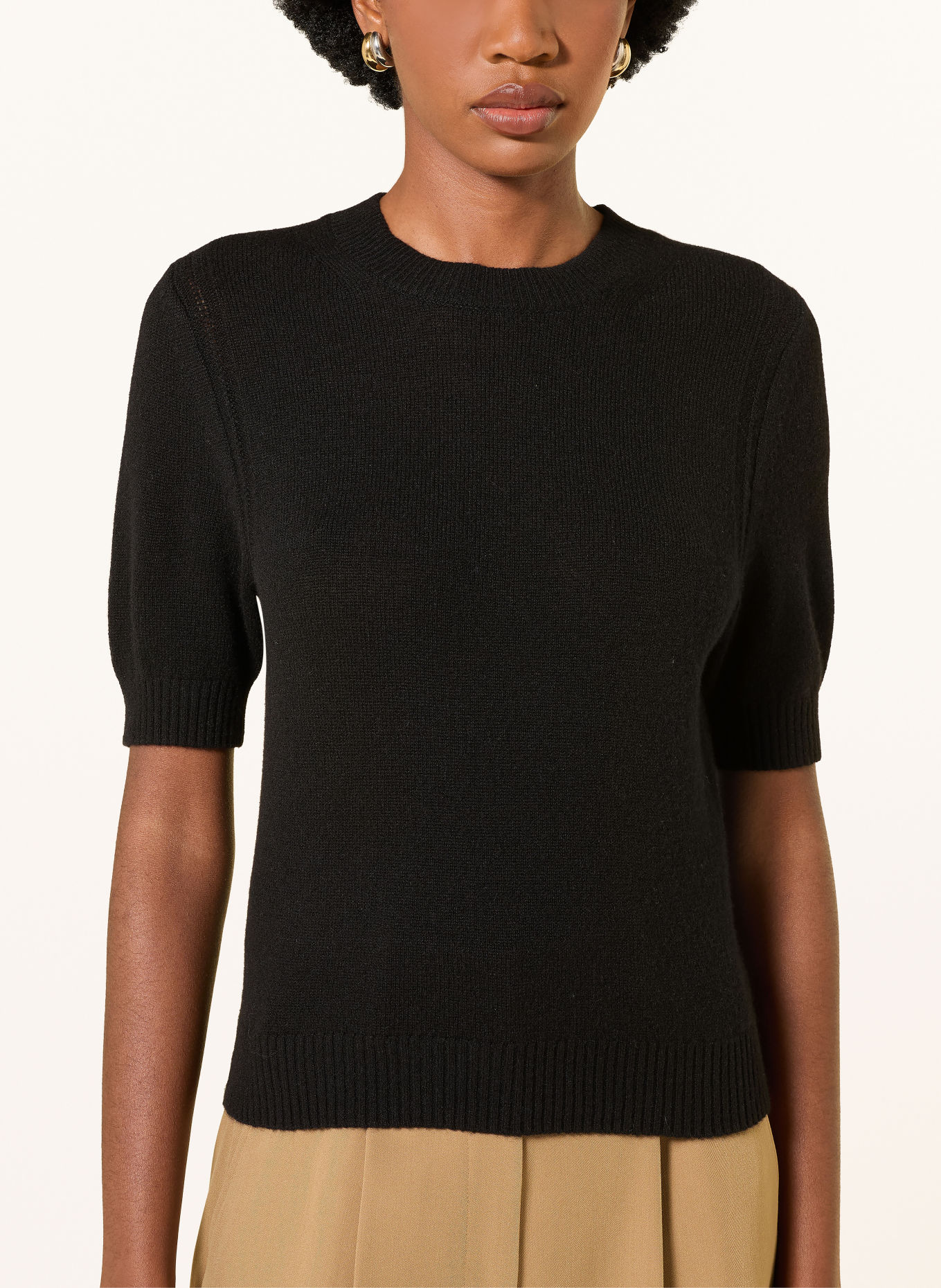 MRS & HUGS Pull en cachemire: NOIR