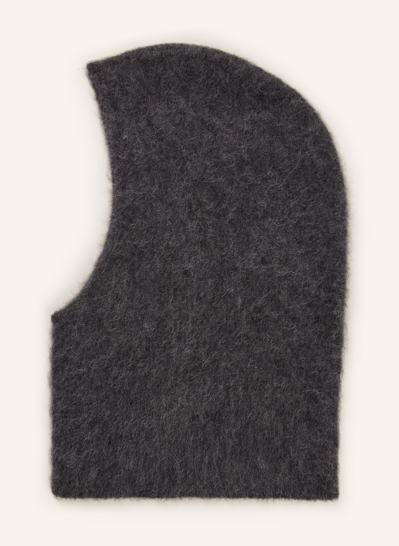 MRS & HUGS Cagoule en alpaga: GRIS FONCÉ