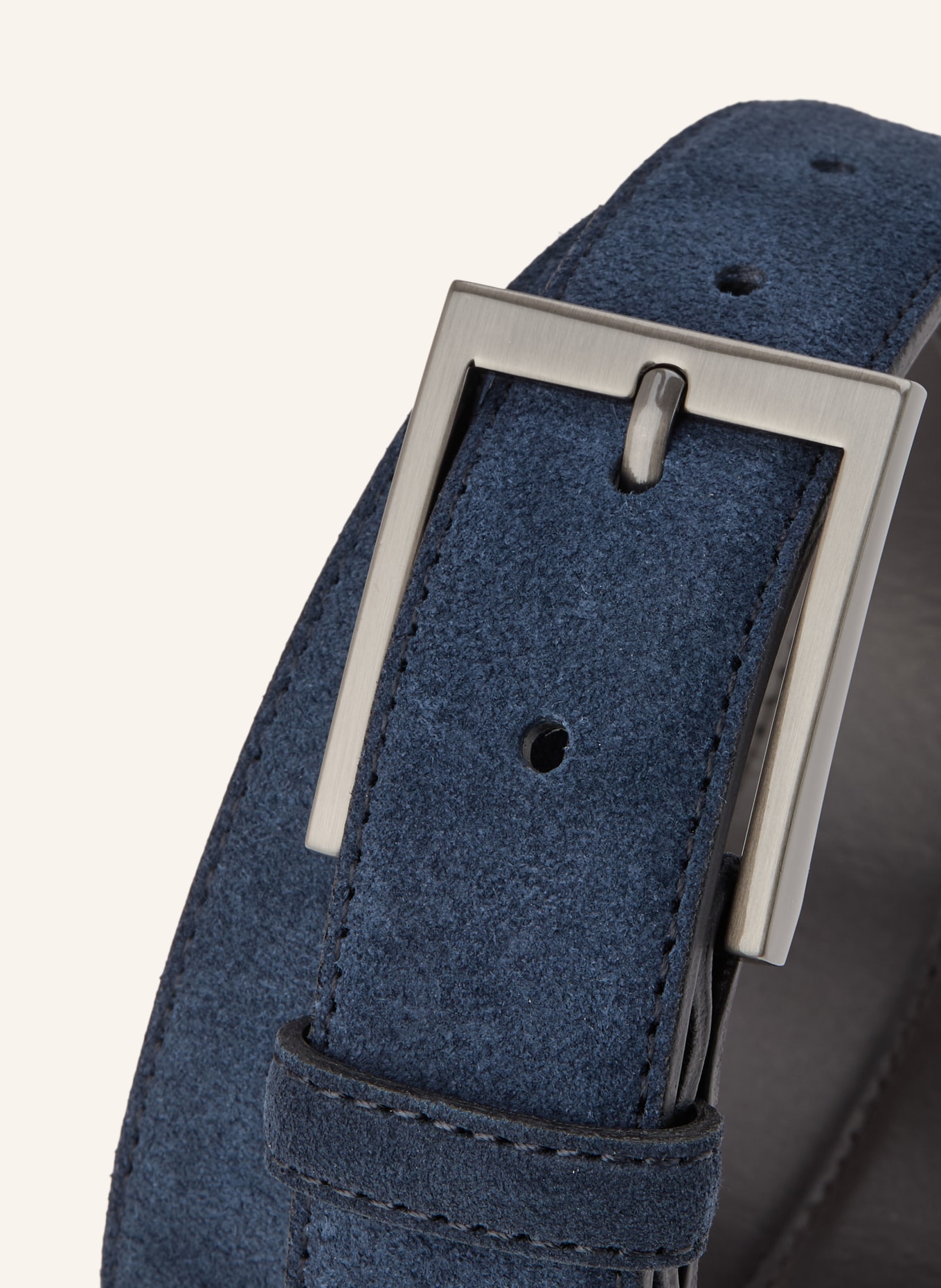 STROKESMAN'S Leather belts: BLUE