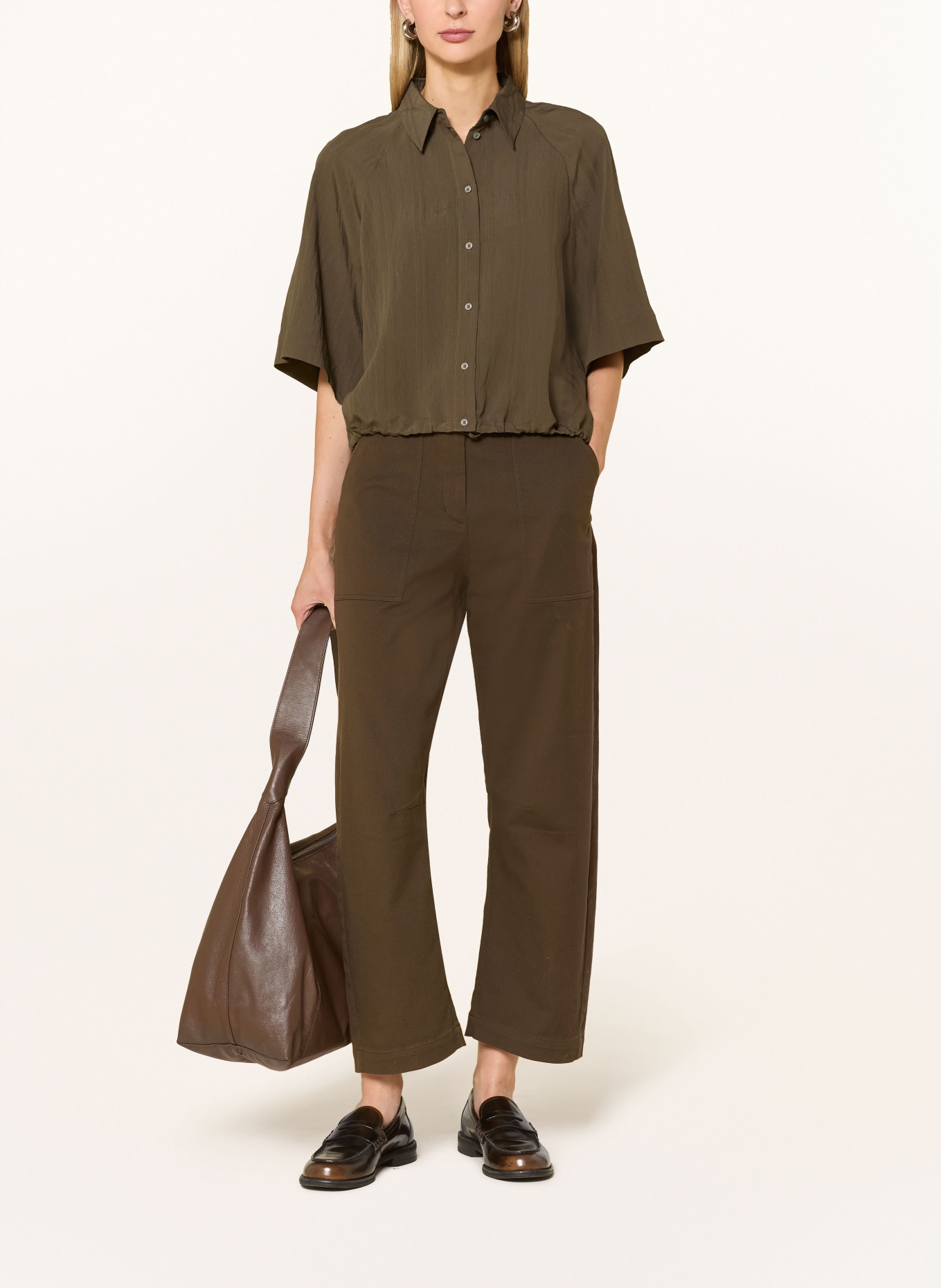 Marc O'Polo Skjortblus: BRUN