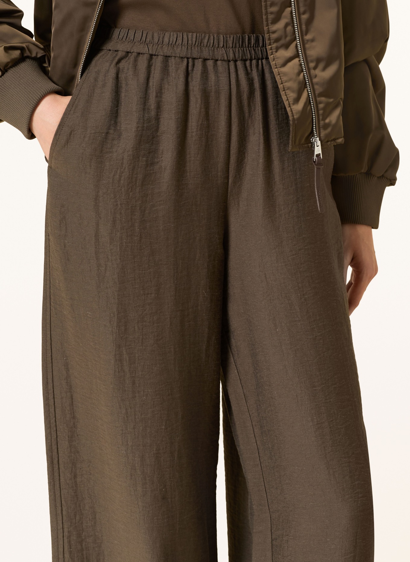 Marc O'Polo Marlene pants: DARK BROWN