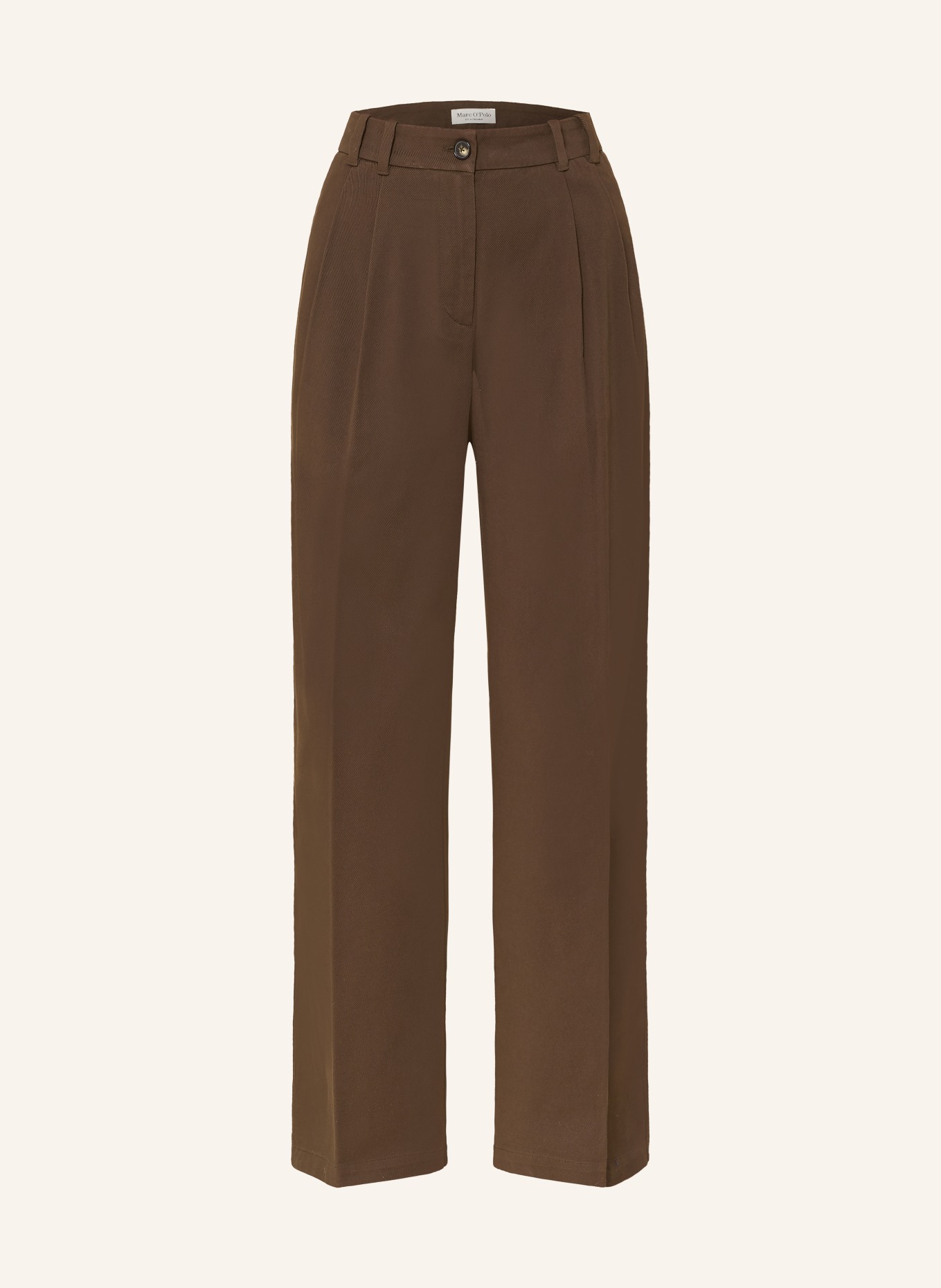 Marc O'Polo Marlene pants: DARK BROWN