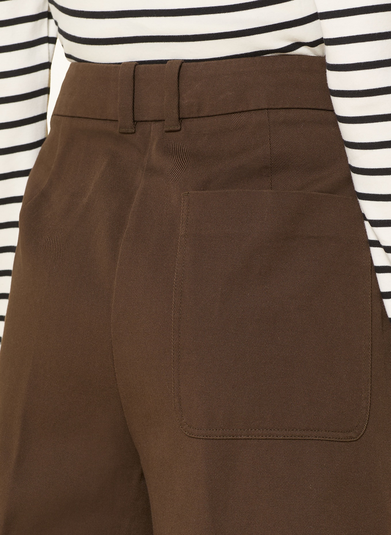 Marc O'Polo Marlene pants: DARK BROWN