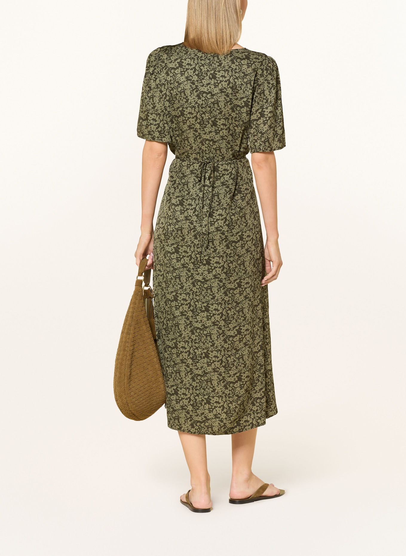 Marc O'Polo Kleid: DUNKELGRÜN / HELLGRÜN