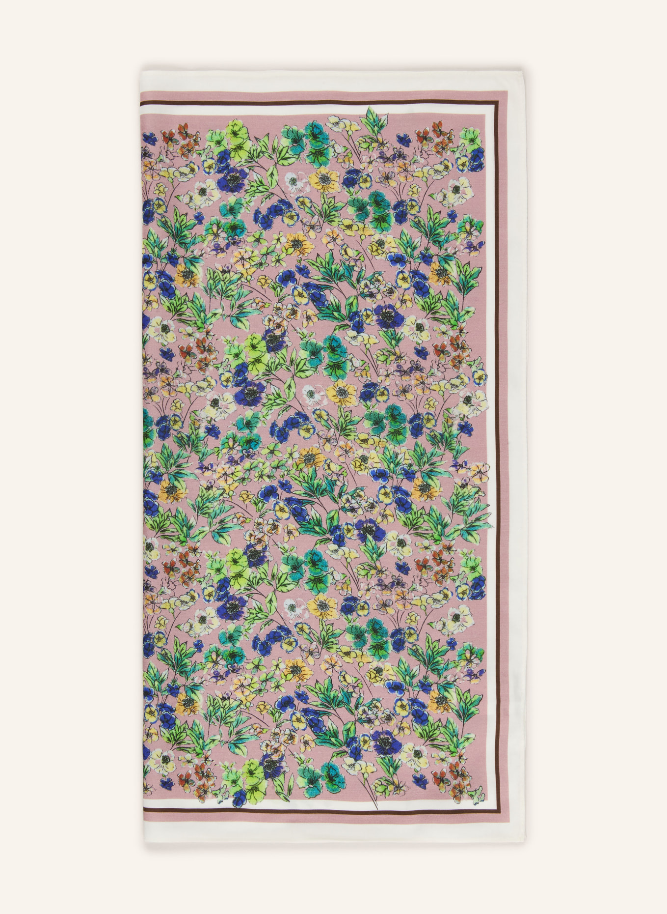 Marc O'Polo Foulard: ROSÉ / VERT CLAIR / BLEU