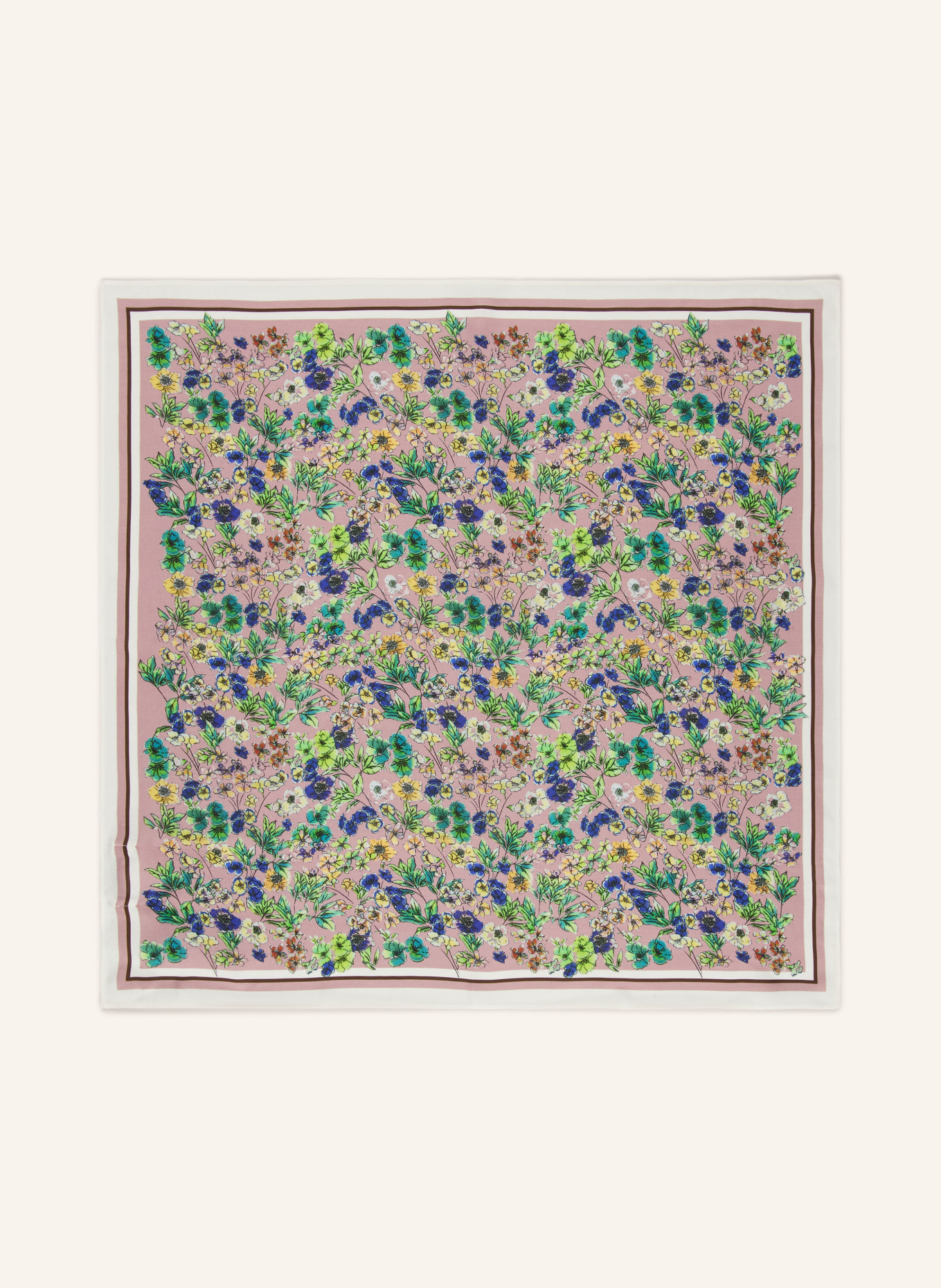 Marc O'Polo Foulard: ROSÉ / VERT CLAIR / BLEU