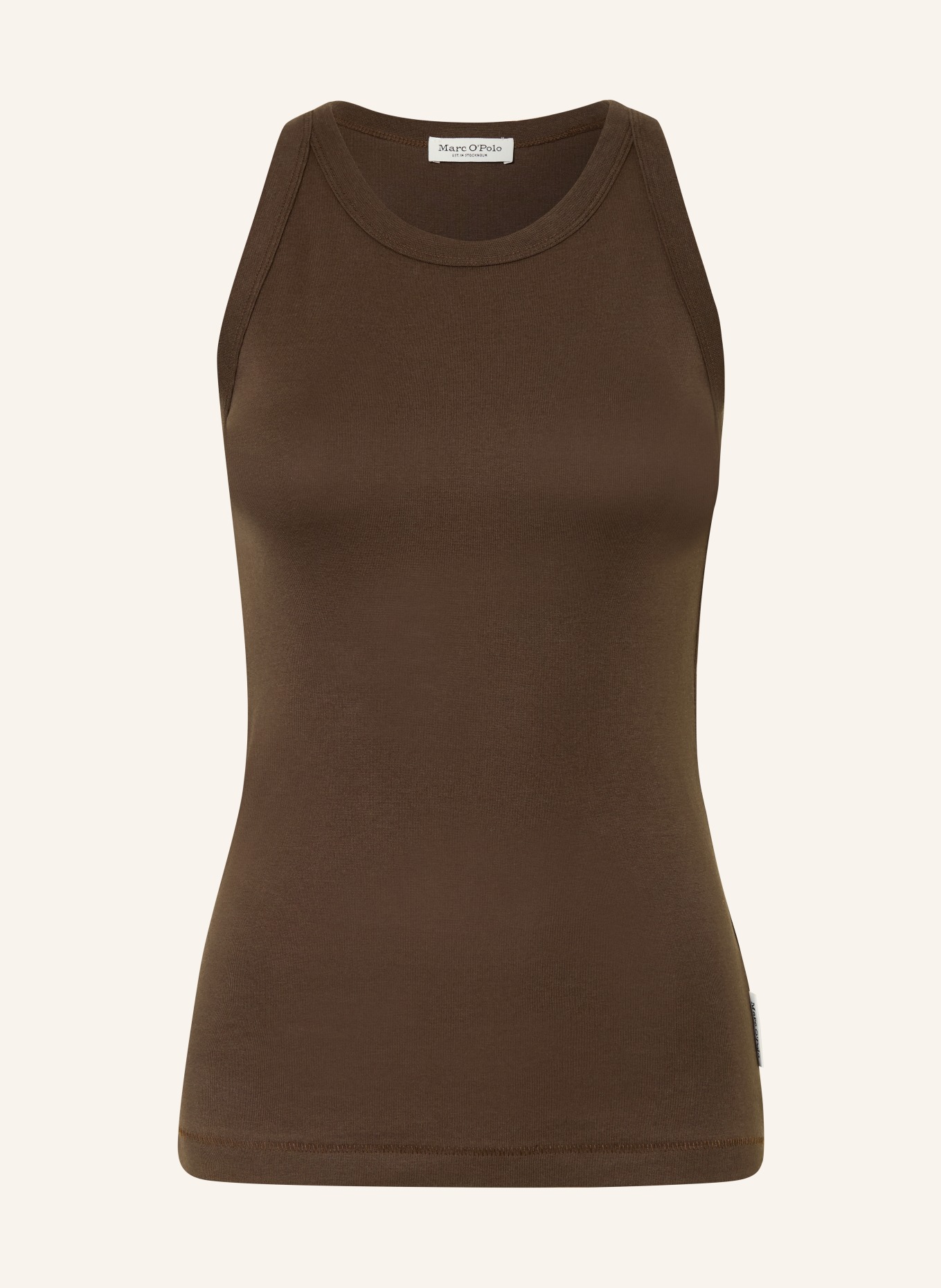Marc O'Polo Tank top: DARK BROWN