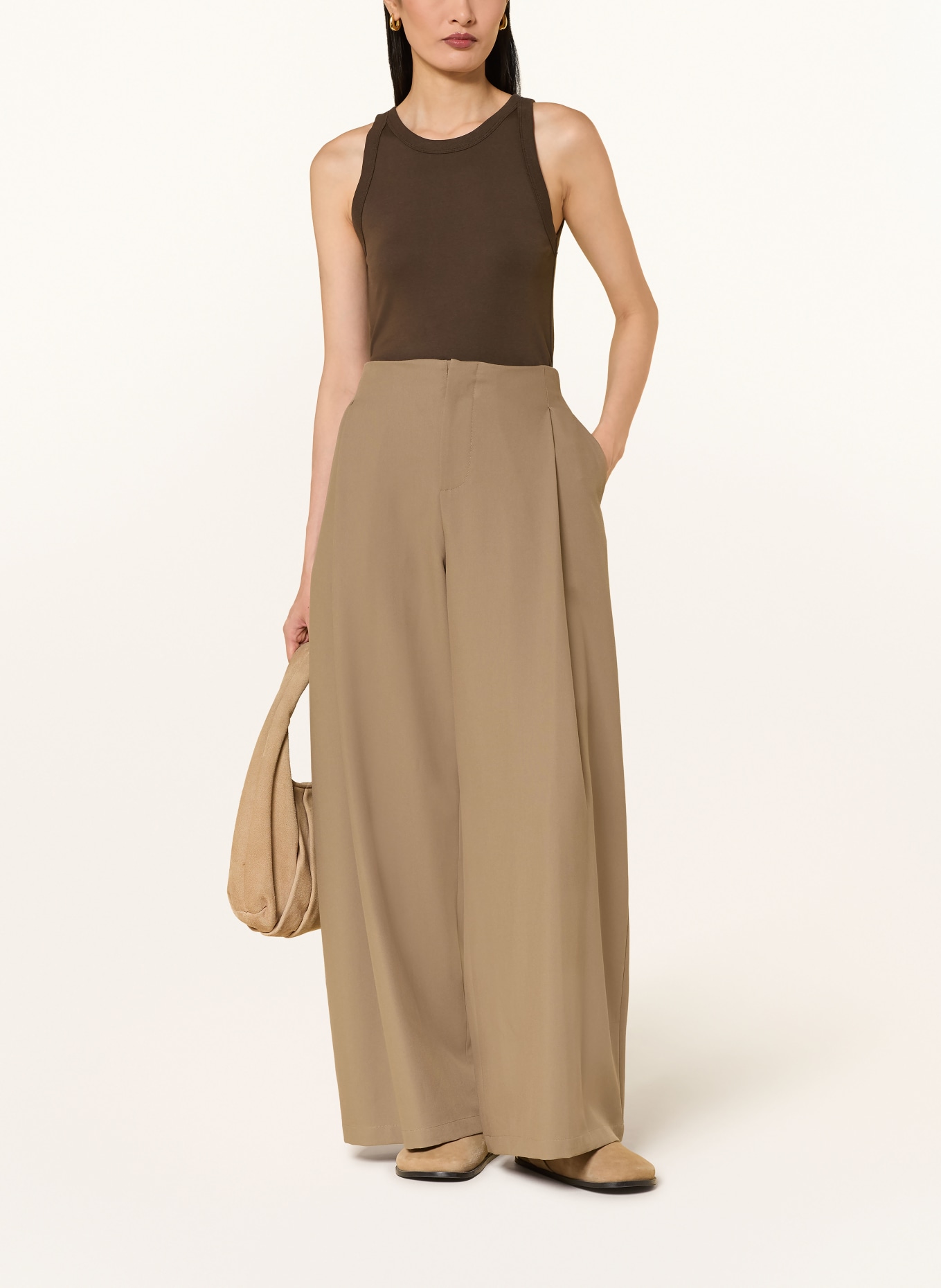 Marc O'Polo Tank top: DARK BROWN