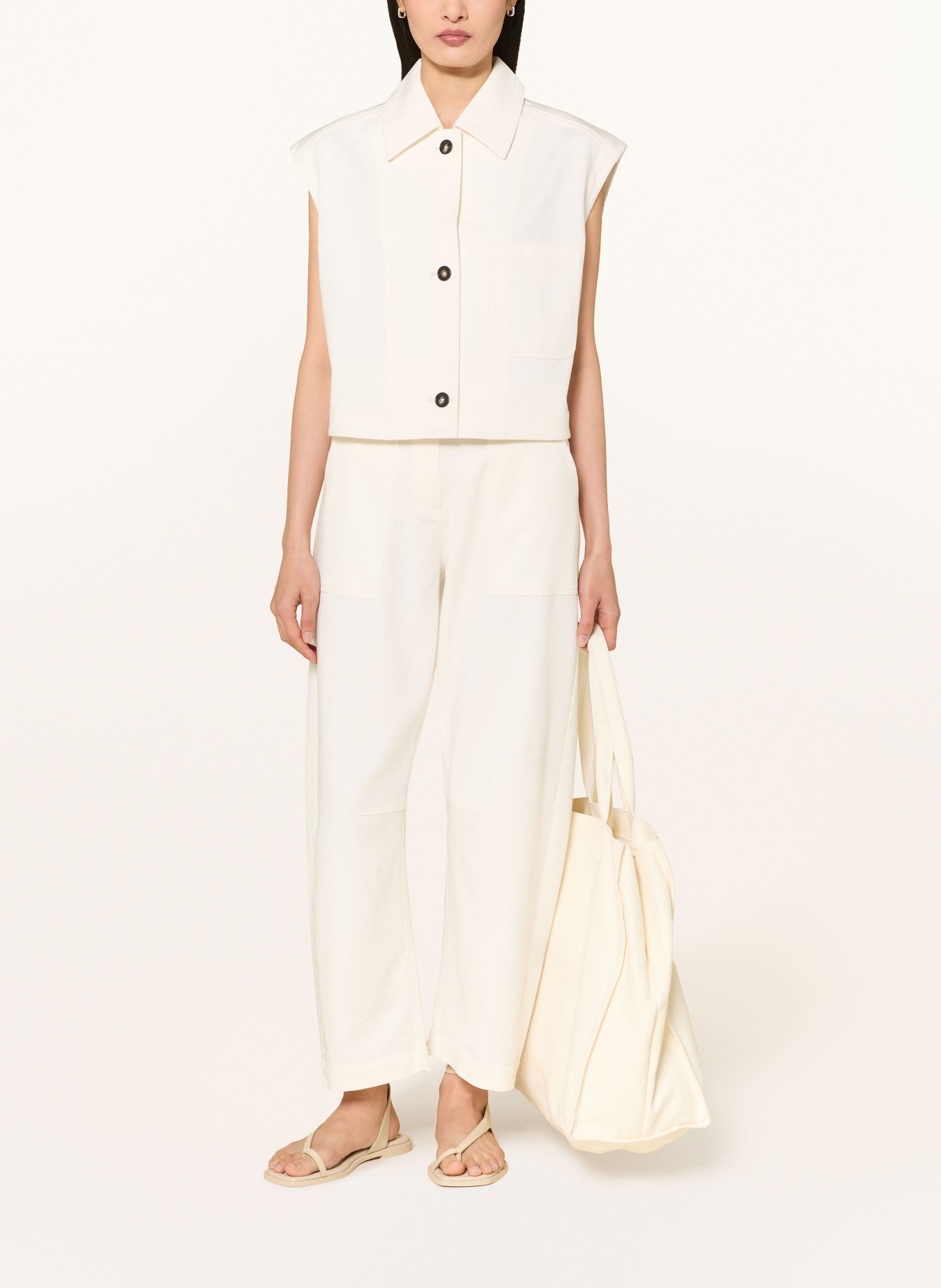 Marc O'Polo Denim vest: WHITE