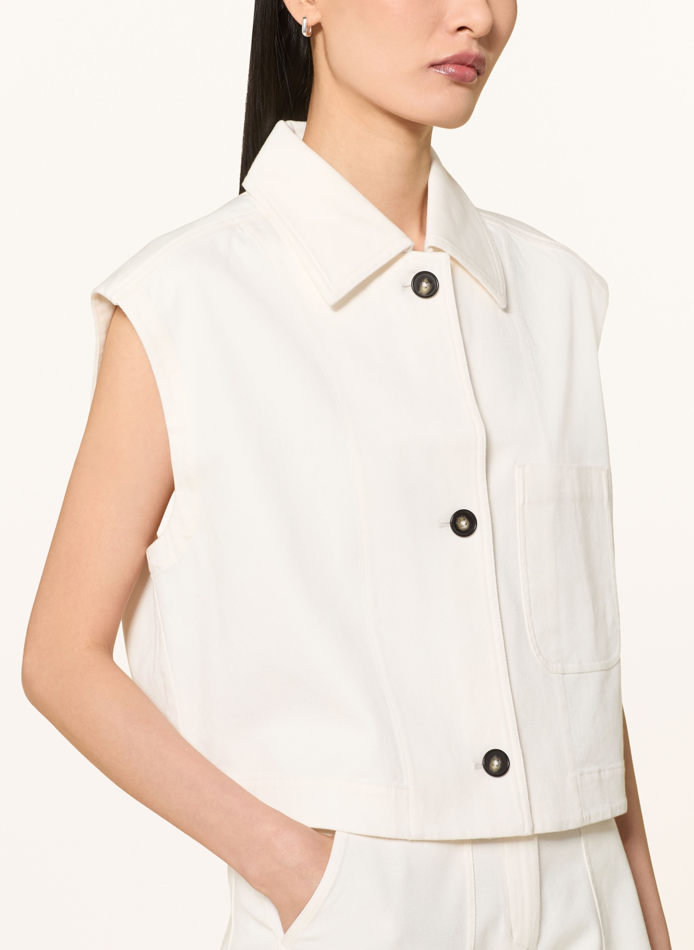 Marc O'Polo Denim vest: WHITE