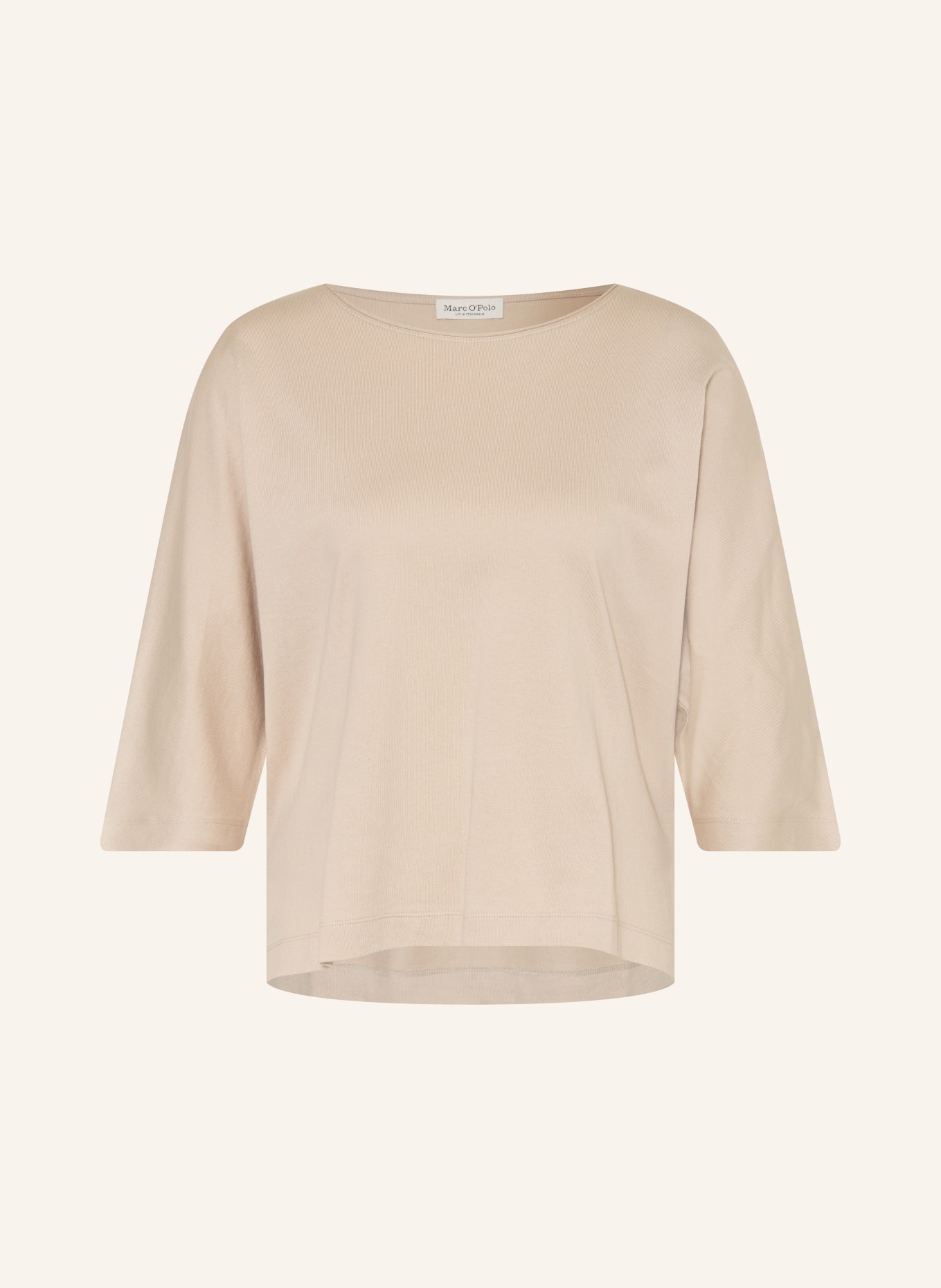 Marc O'Polo Shirt mit 3/4-Arm: BEIGE