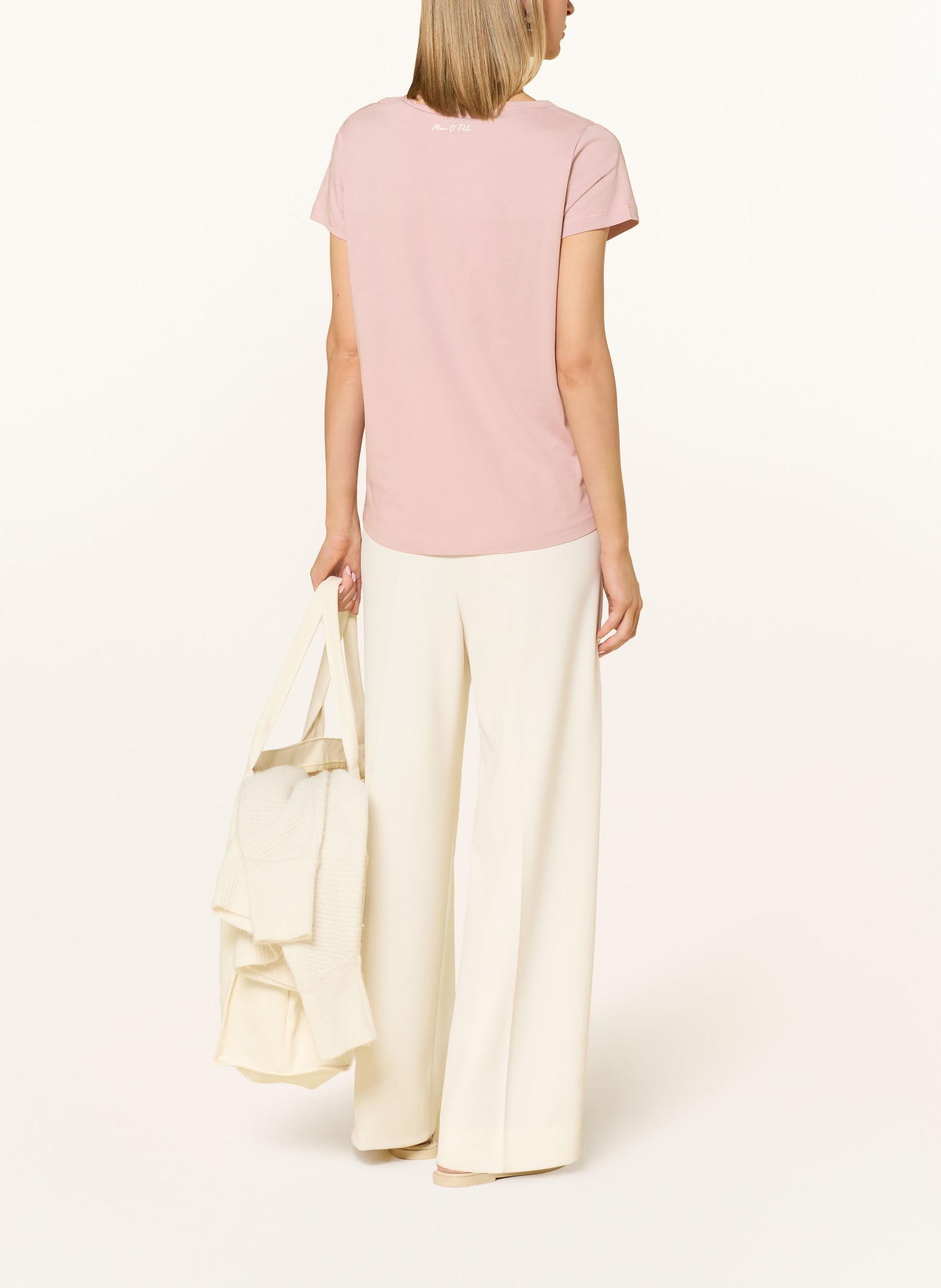 Marc O'Polo T-shirt: ROSÉ / VIT