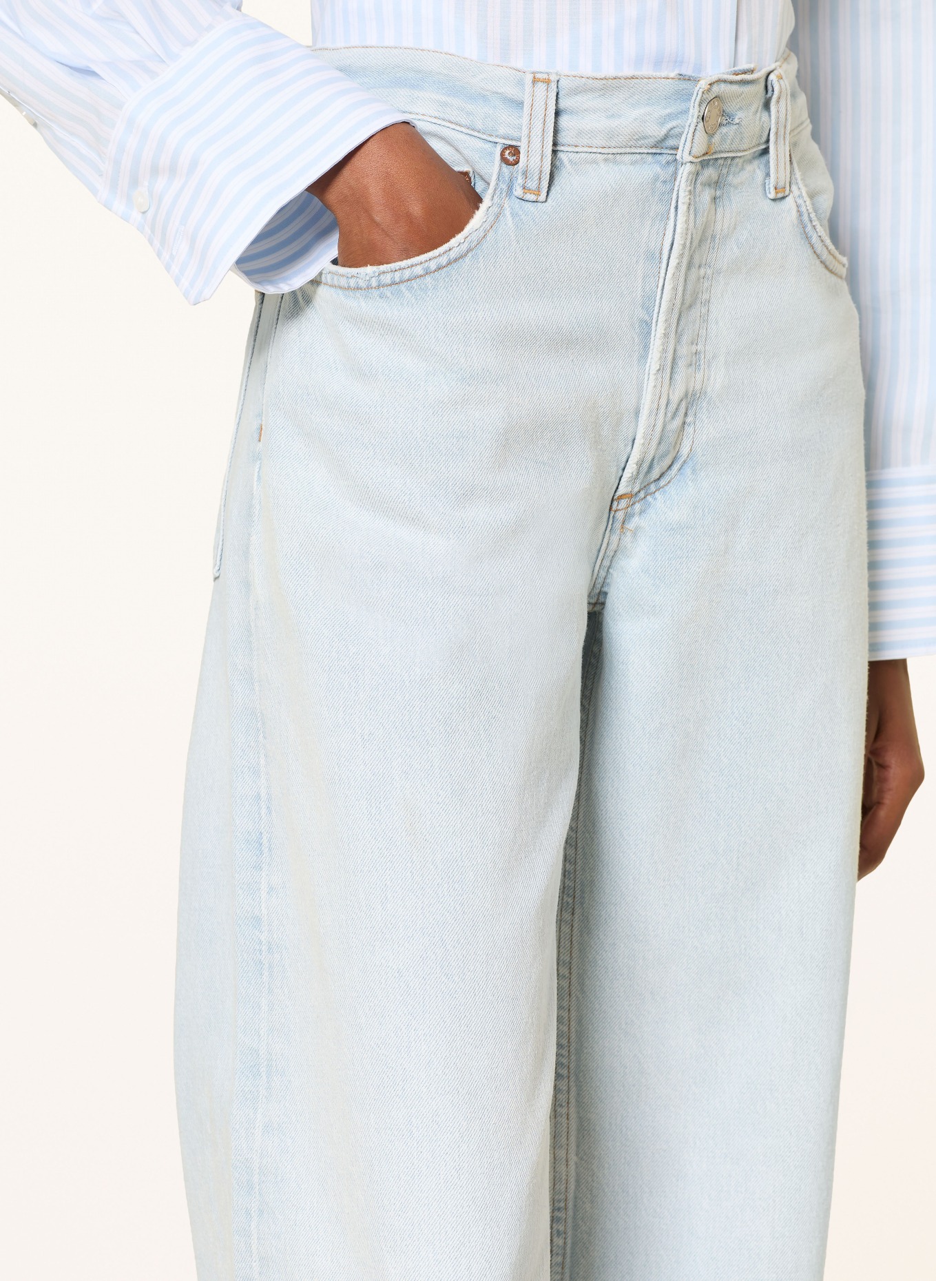 AGOLDE Wide Leg Jeans ARC JEAN 32: tangent  (lt pale ind