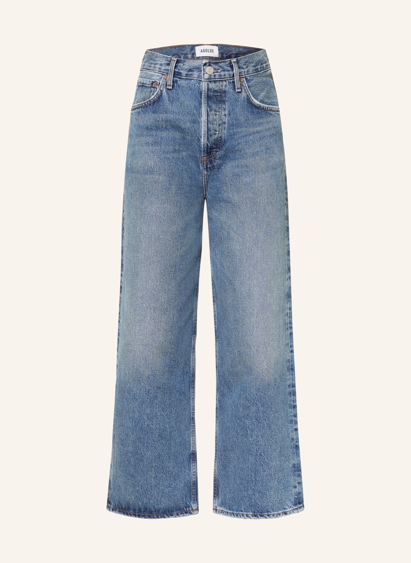 AGOLDE Blugi cropped REN: chapter dk worn ind