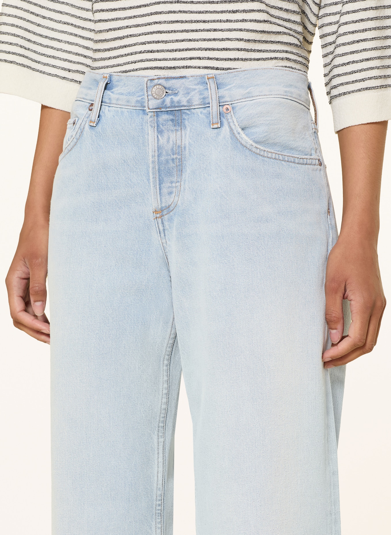AGOLDE Straight Jeans AMPLIFY: ampl amplify (lt dusty pale ind)