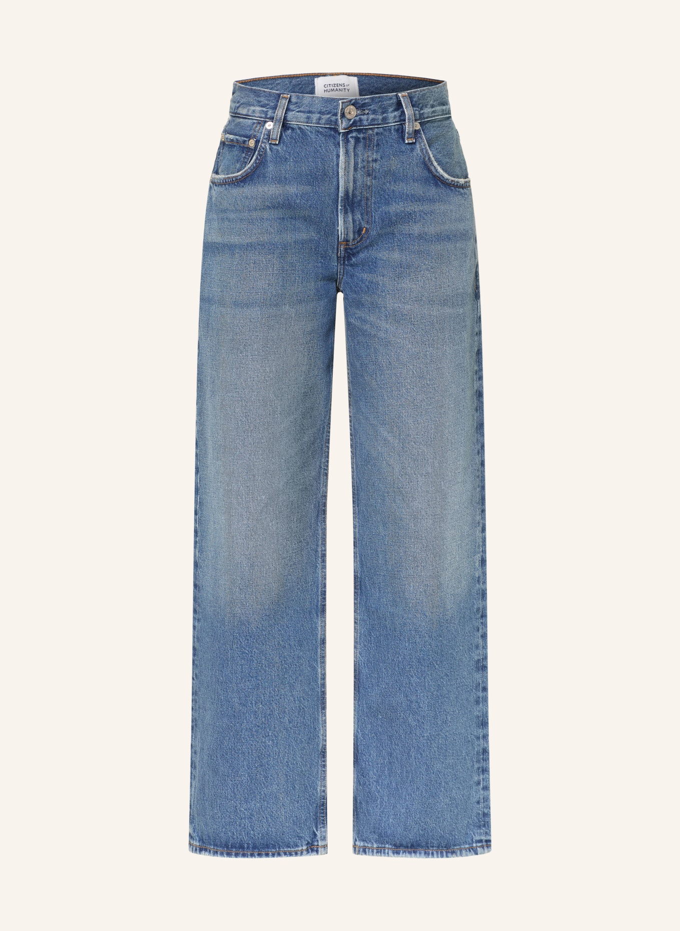 CITIZENS of HUMANITY Straight Jeans LINDZ EASY STRAIGHT: chaya  md/lt indigo