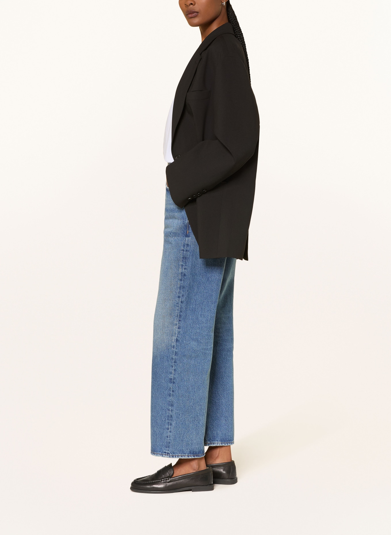 CITIZENS of HUMANITY Straight Jeans LINDZ EASY STRAIGHT: chaya  md/lt indigo