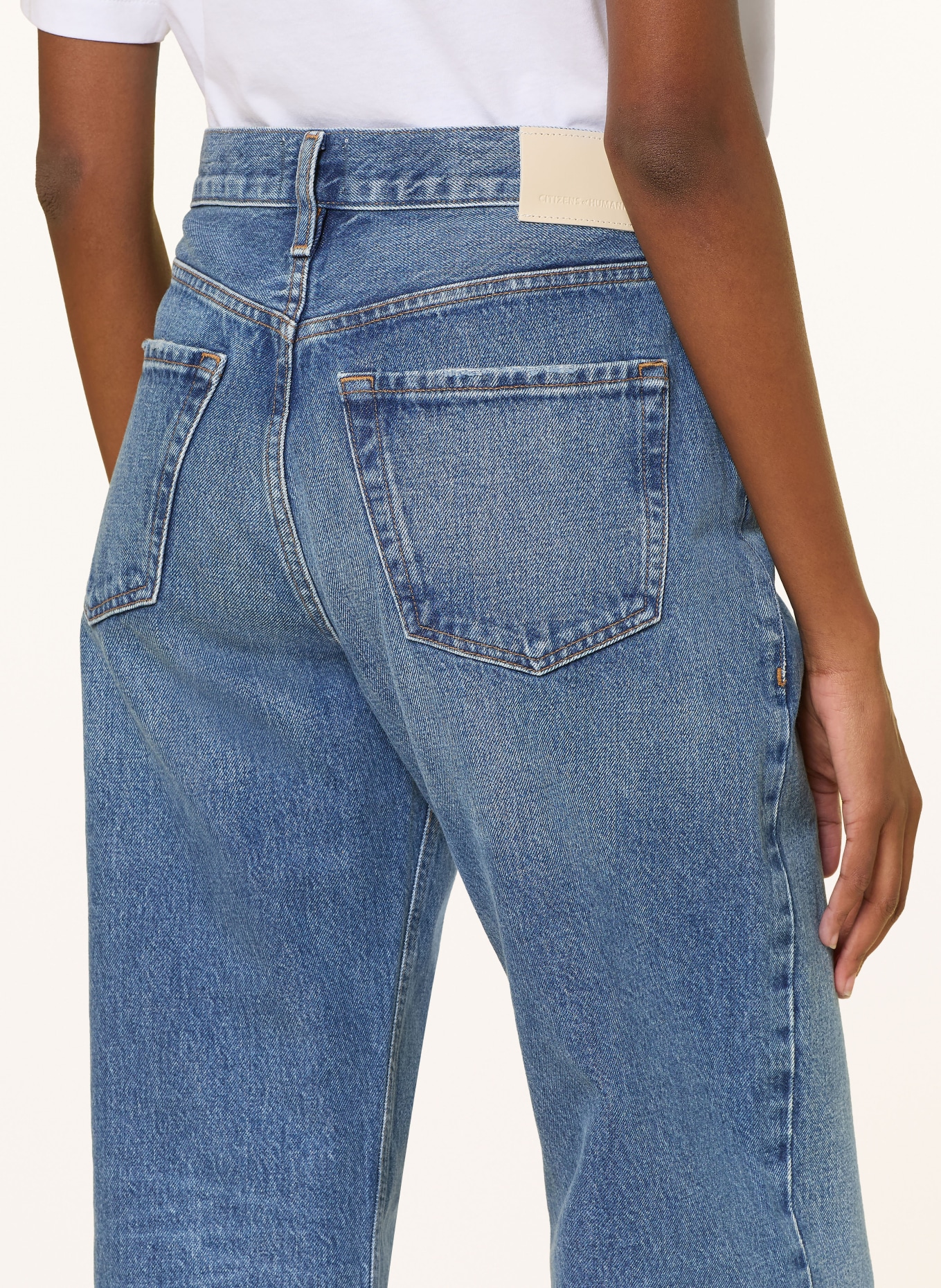 CITIZENS of HUMANITY Straight Jeans LINDZ EASY STRAIGHT: chaya  md/lt indigo