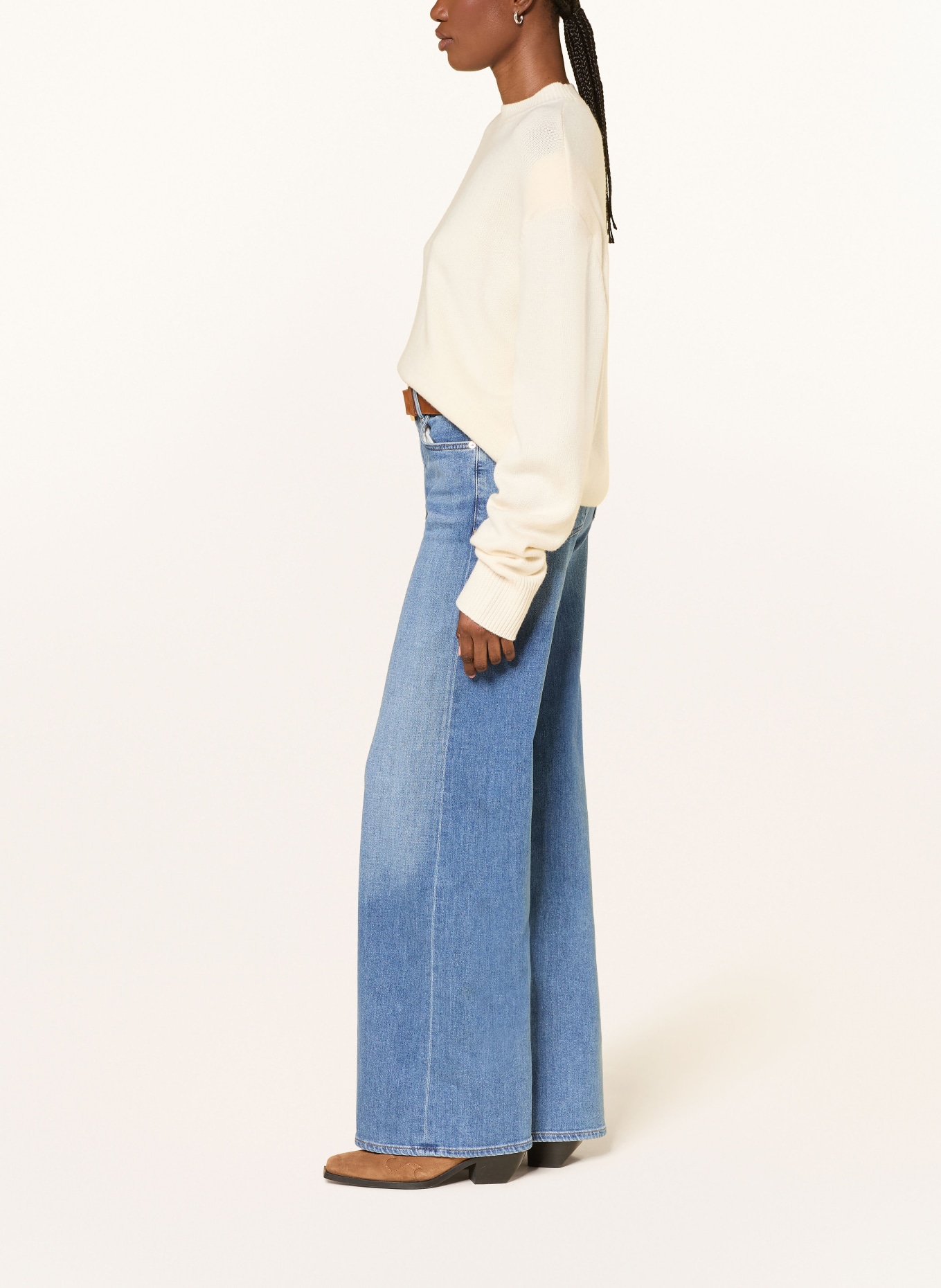 CITIZENS of HUMANITY Wide Leg Jeans LYRA LONG: lennox md/dk indigo
